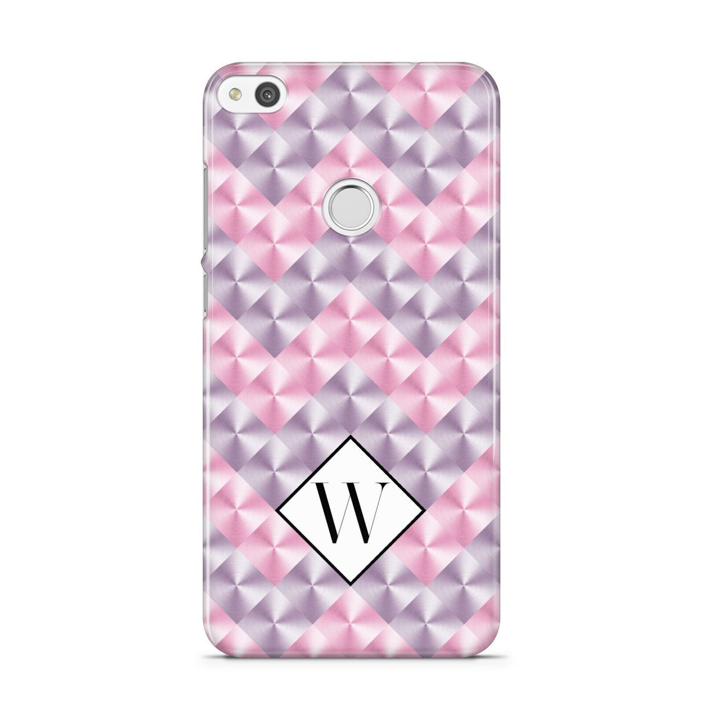 Personalised Mother Of Pearl Monogram Letter Huawei P8 Lite Case