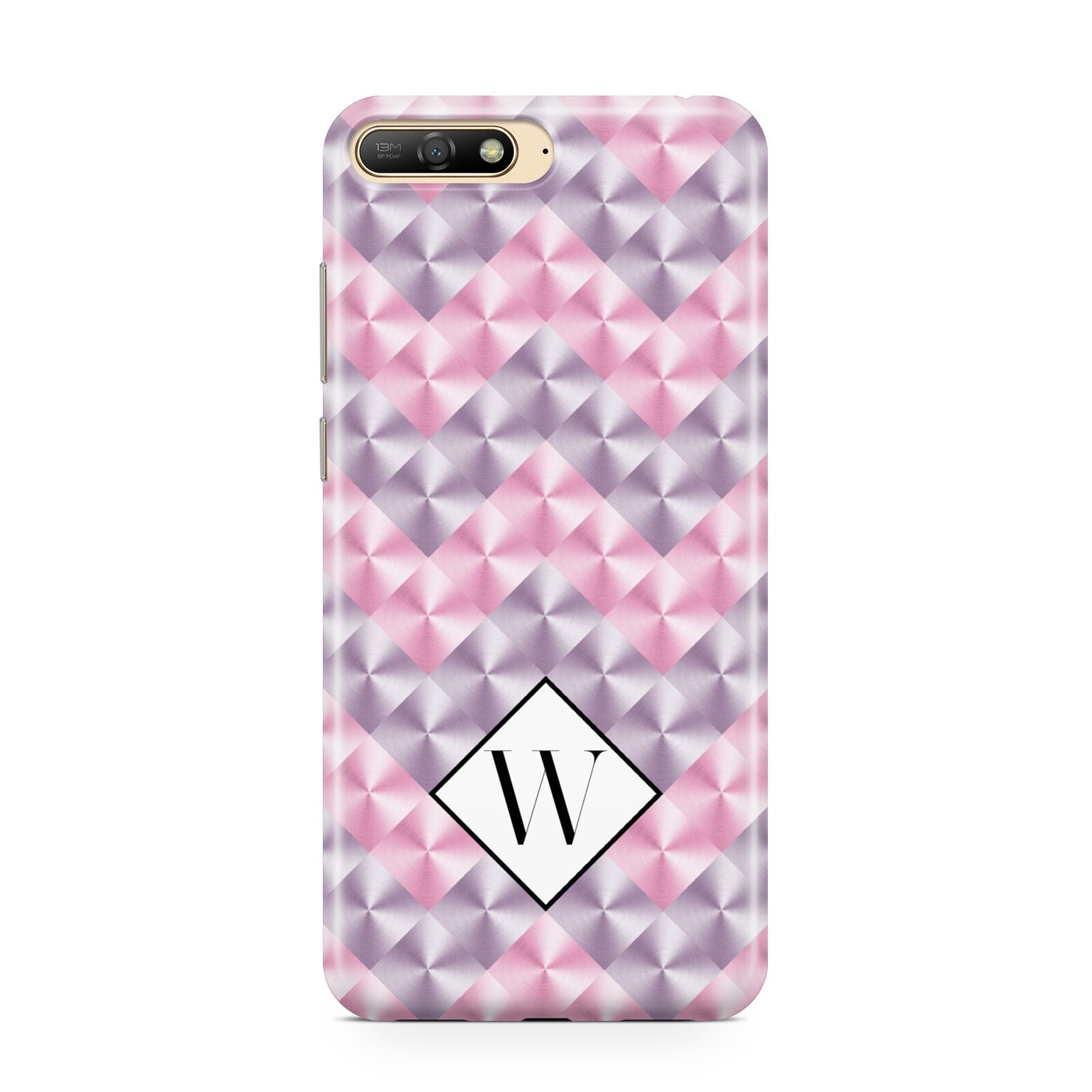 Personalised Mother Of Pearl Monogram Letter Huawei Y6 2018