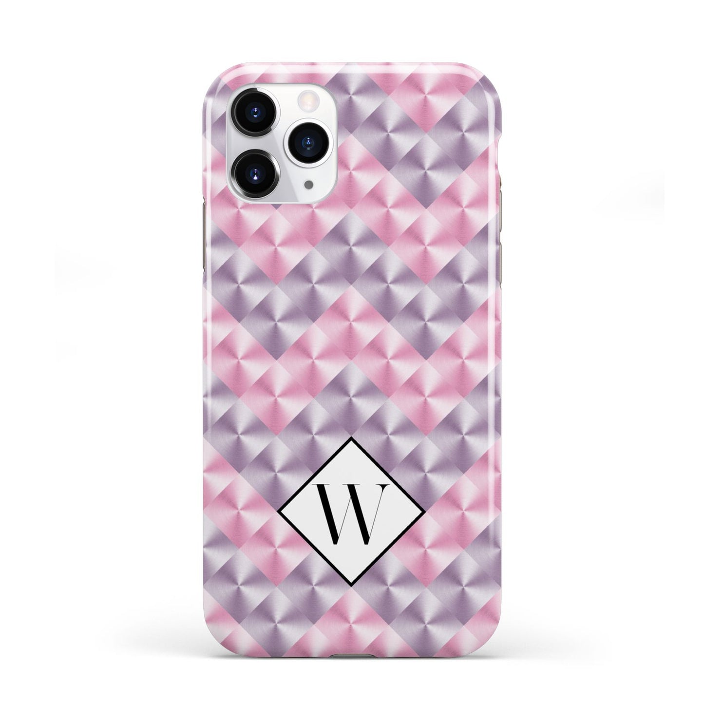 Personalised Mother Of Pearl Monogram Letter iPhone 11 Pro 3D Tough Case