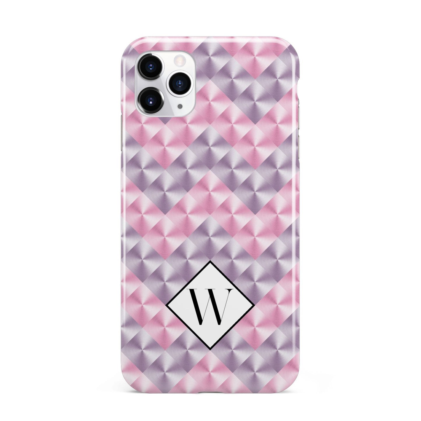 Personalised Mother Of Pearl Monogram Letter iPhone 11 Pro Max 3D Tough Case