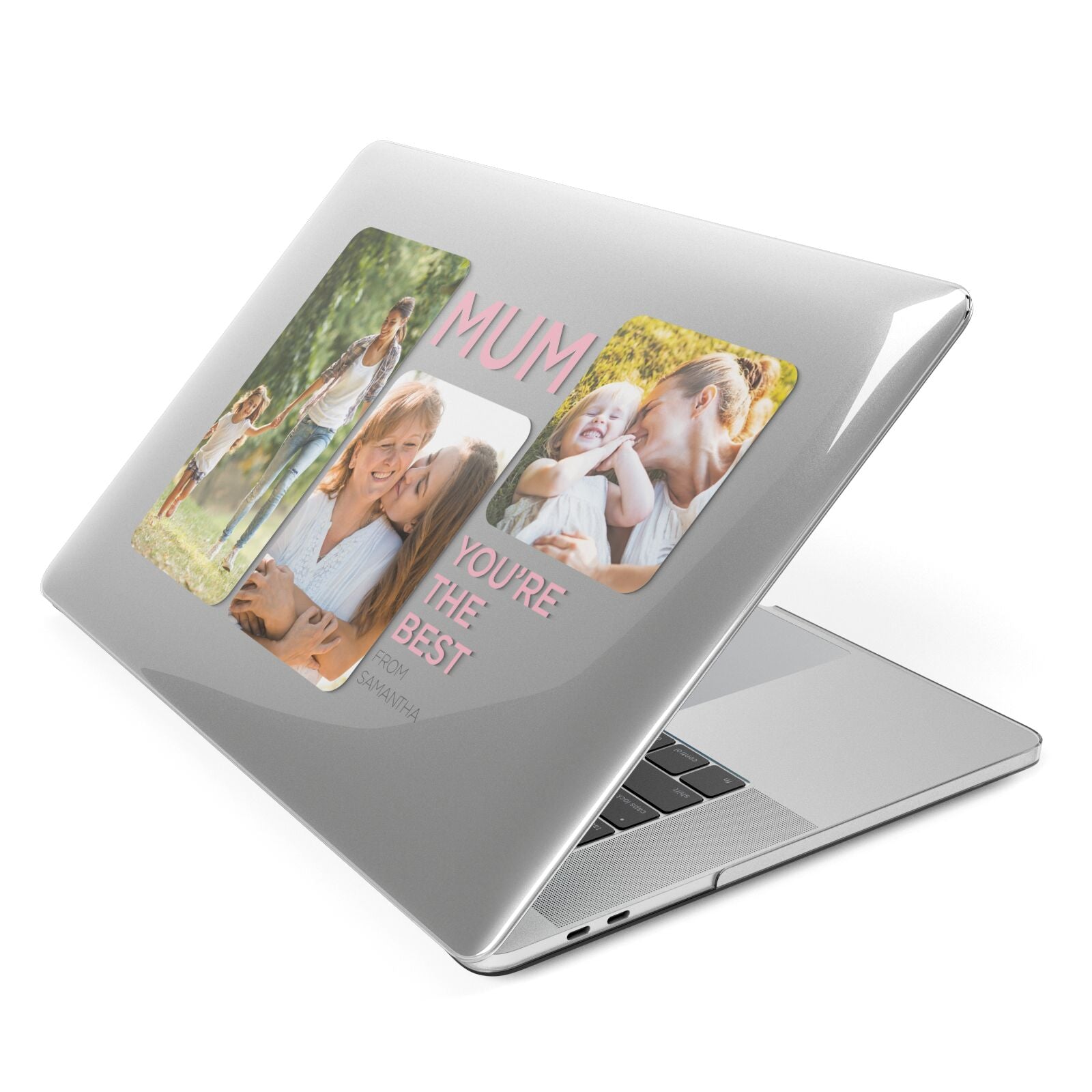 Personalised Mothers Day Apple MacBook Case Side View