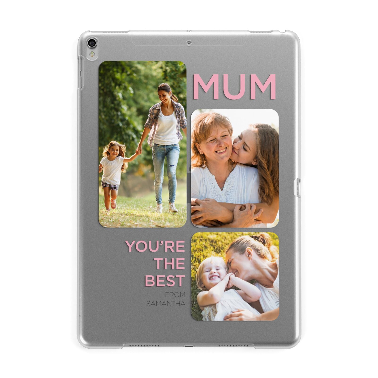 Personalised Mothers Day Apple iPad Silver Case