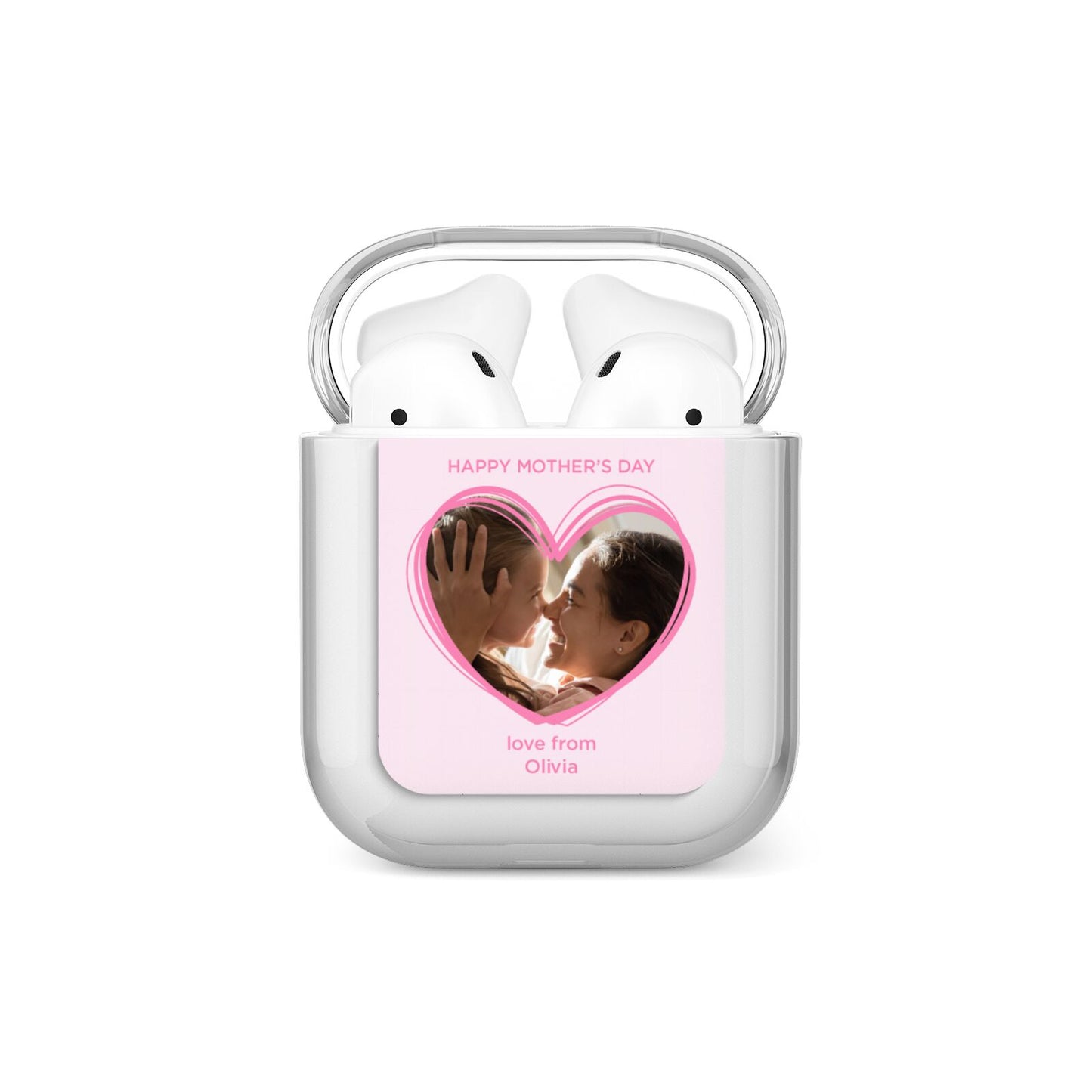 Personalised Mothers Day Photo Name AirPods Case
