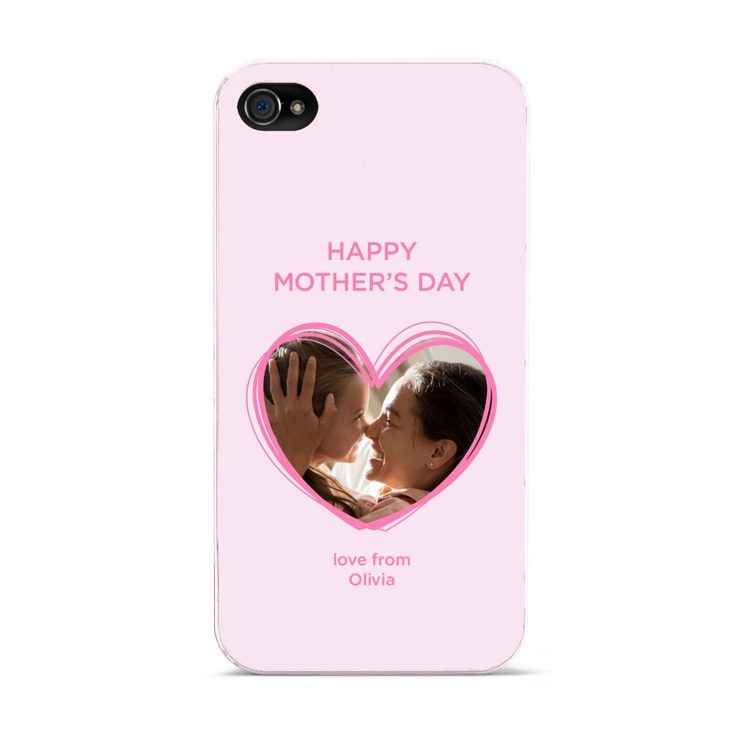 Personalised Mothers Day Photo Name Apple iPhone 4s Case