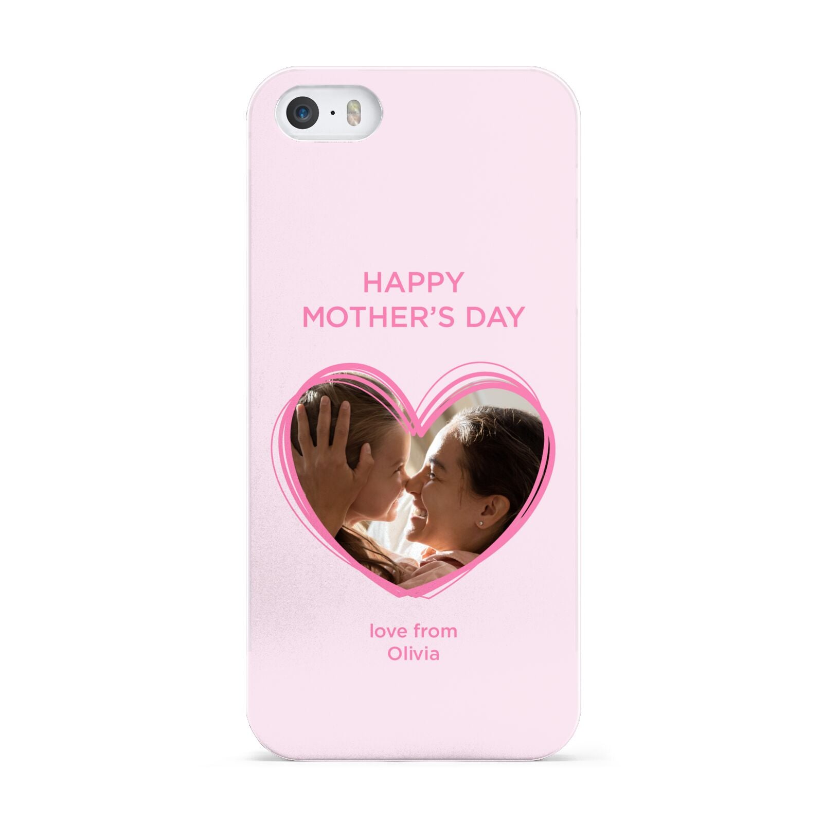 Personalised Mothers Day Photo Name Apple iPhone 5 Case