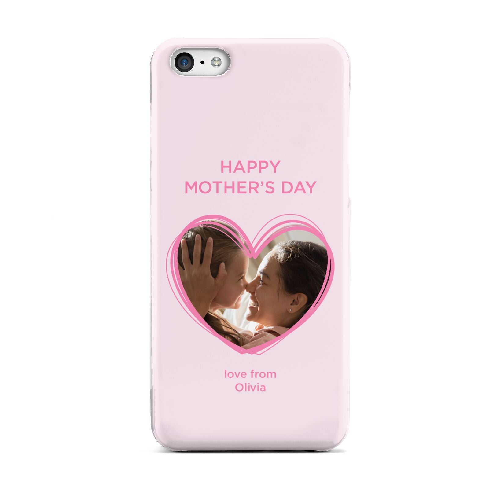 Personalised Mothers Day Photo Name Apple iPhone 5c Case