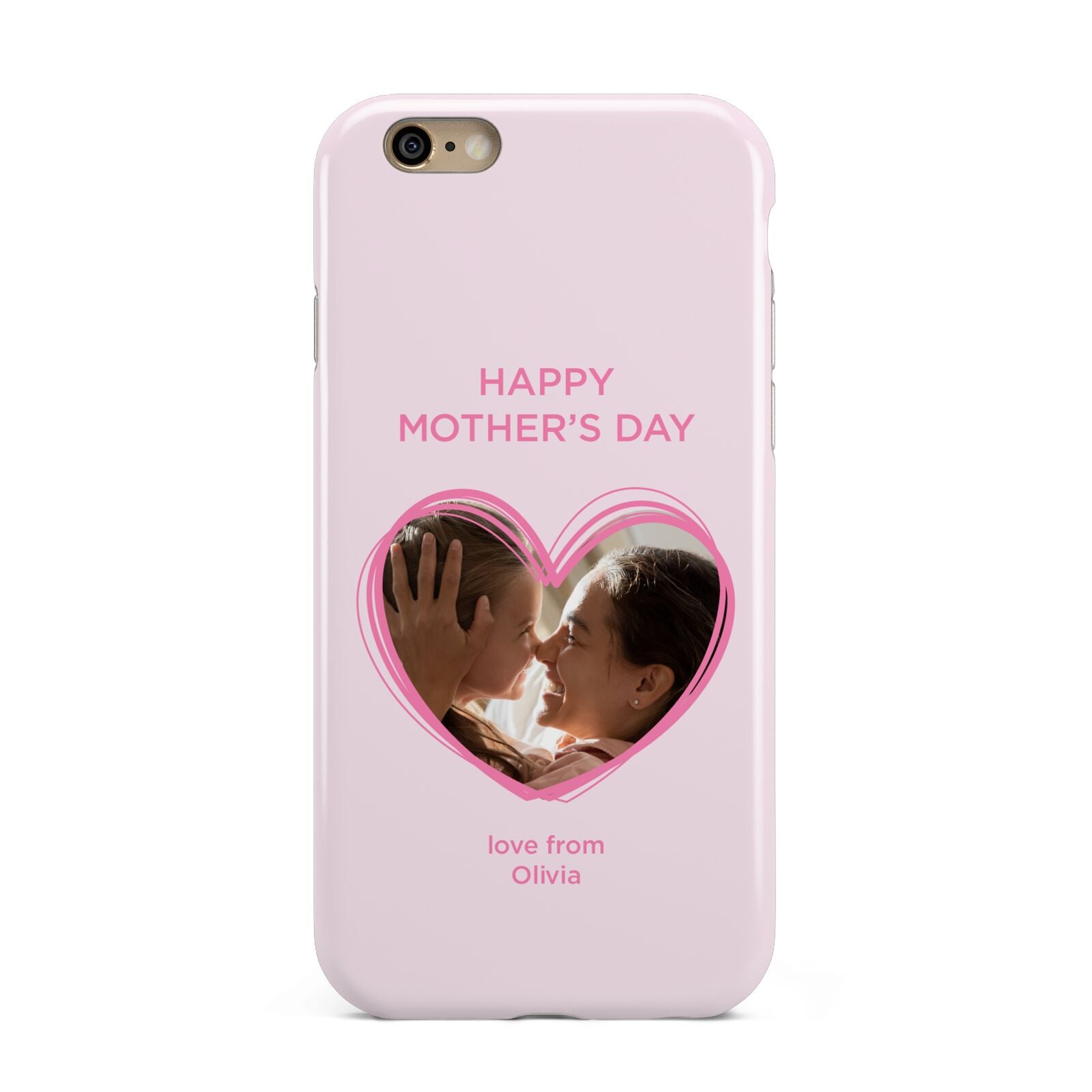 Personalised Mothers Day Photo Name Apple iPhone 6 3D Tough Case