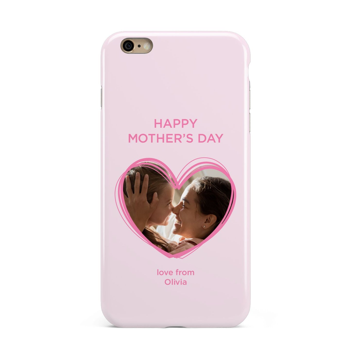 Personalised Mothers Day Photo Name Apple iPhone 6 Plus 3D Tough Case