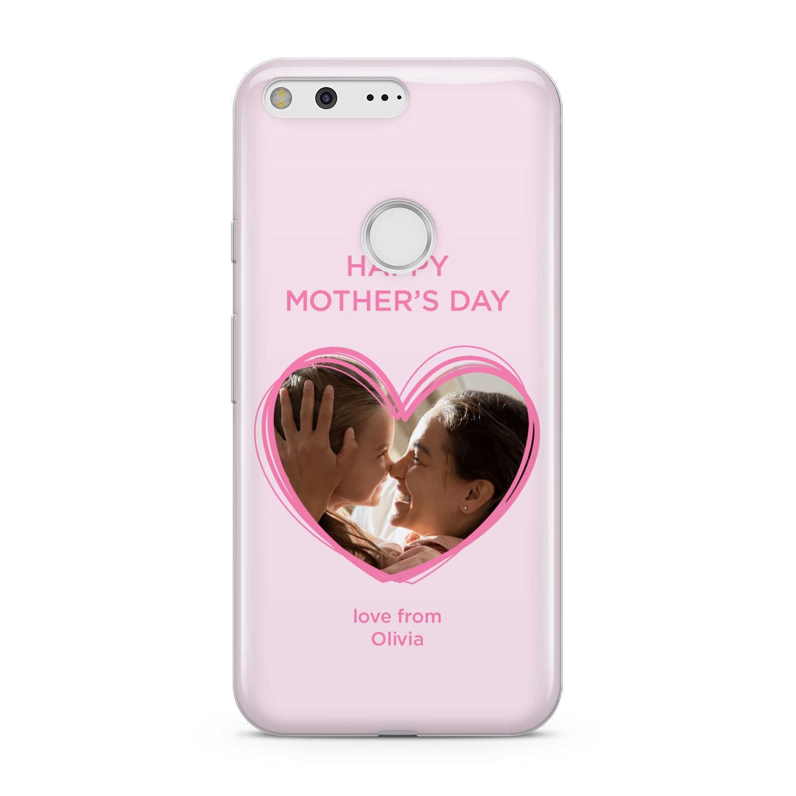 Personalised Mothers Day Photo Name Google Pixel Case