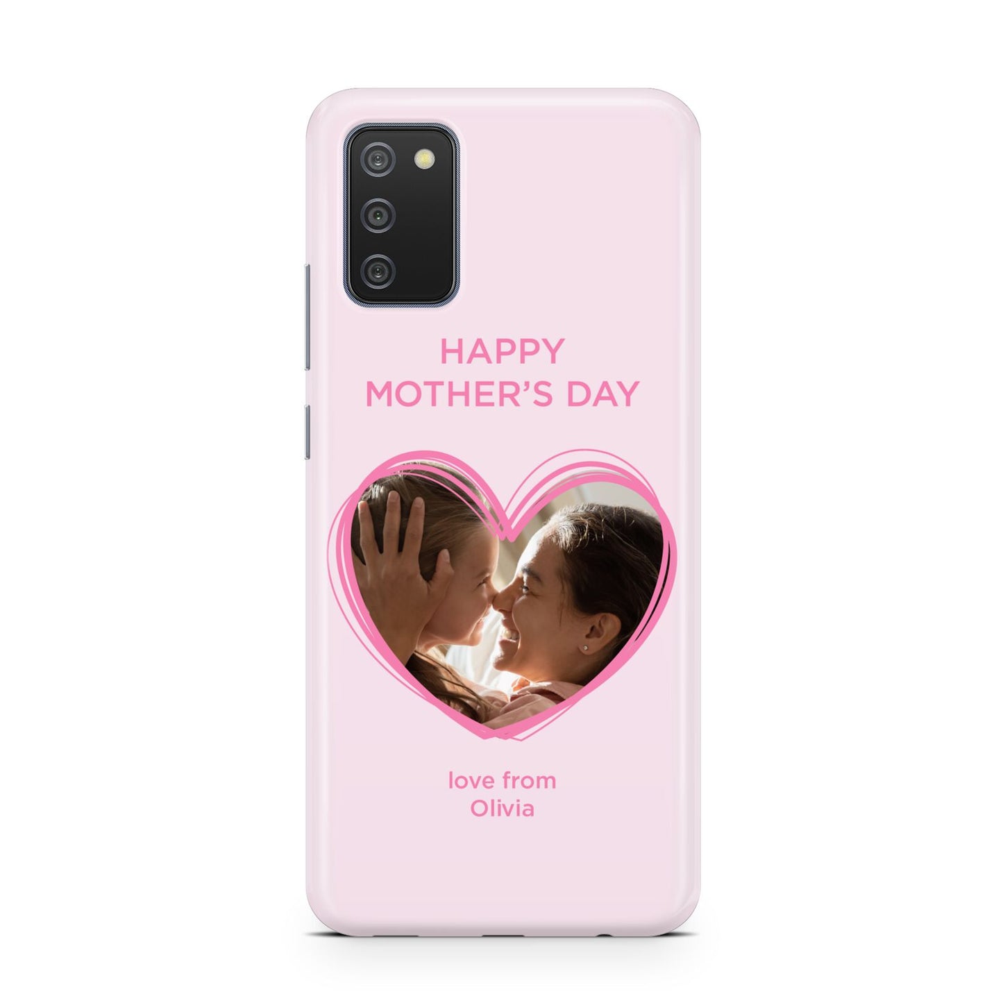 Personalised Mothers Day Photo Name Samsung A02s Case