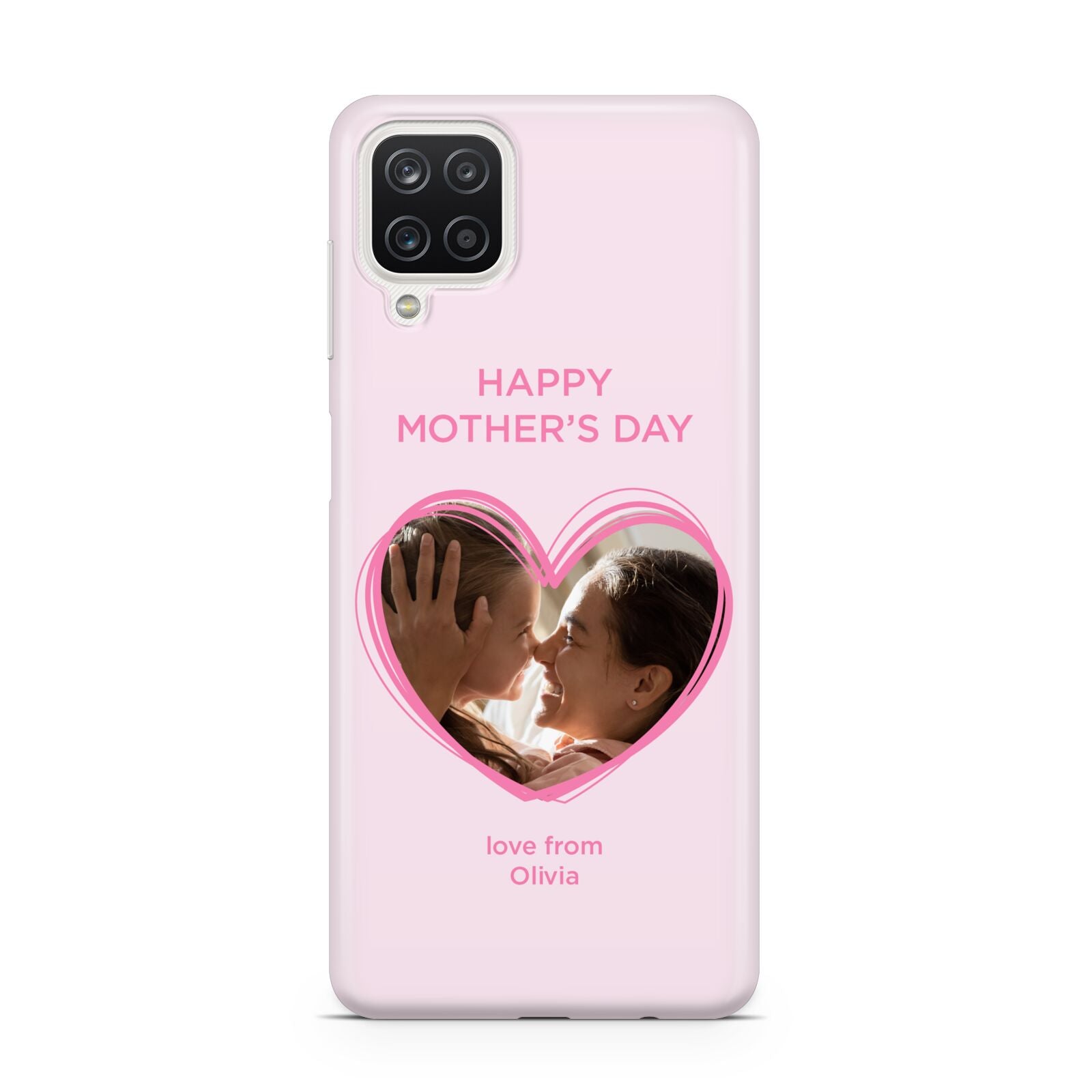 Personalised Mothers Day Photo Name Samsung A12 Case