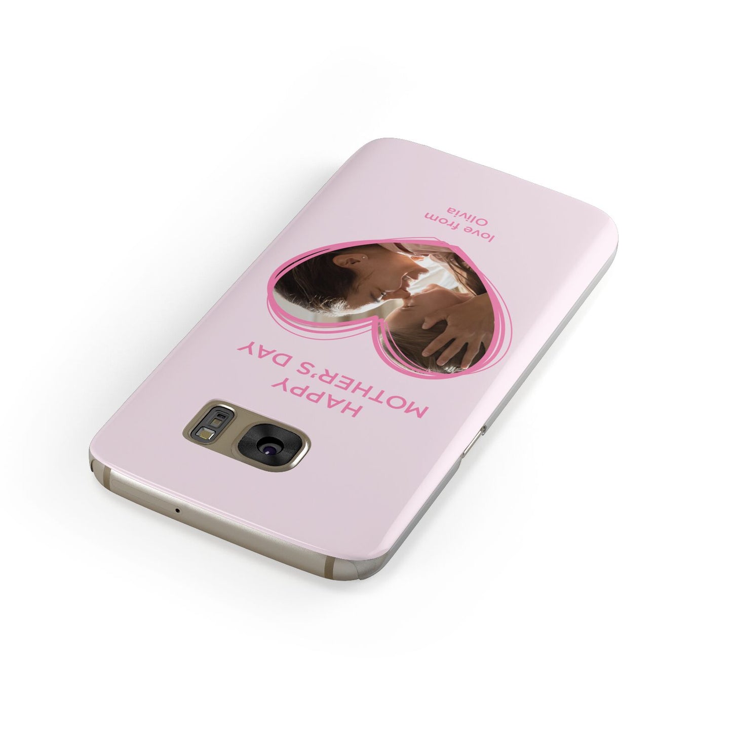 Personalised Mothers Day Photo Name Samsung Galaxy Case Front Close Up