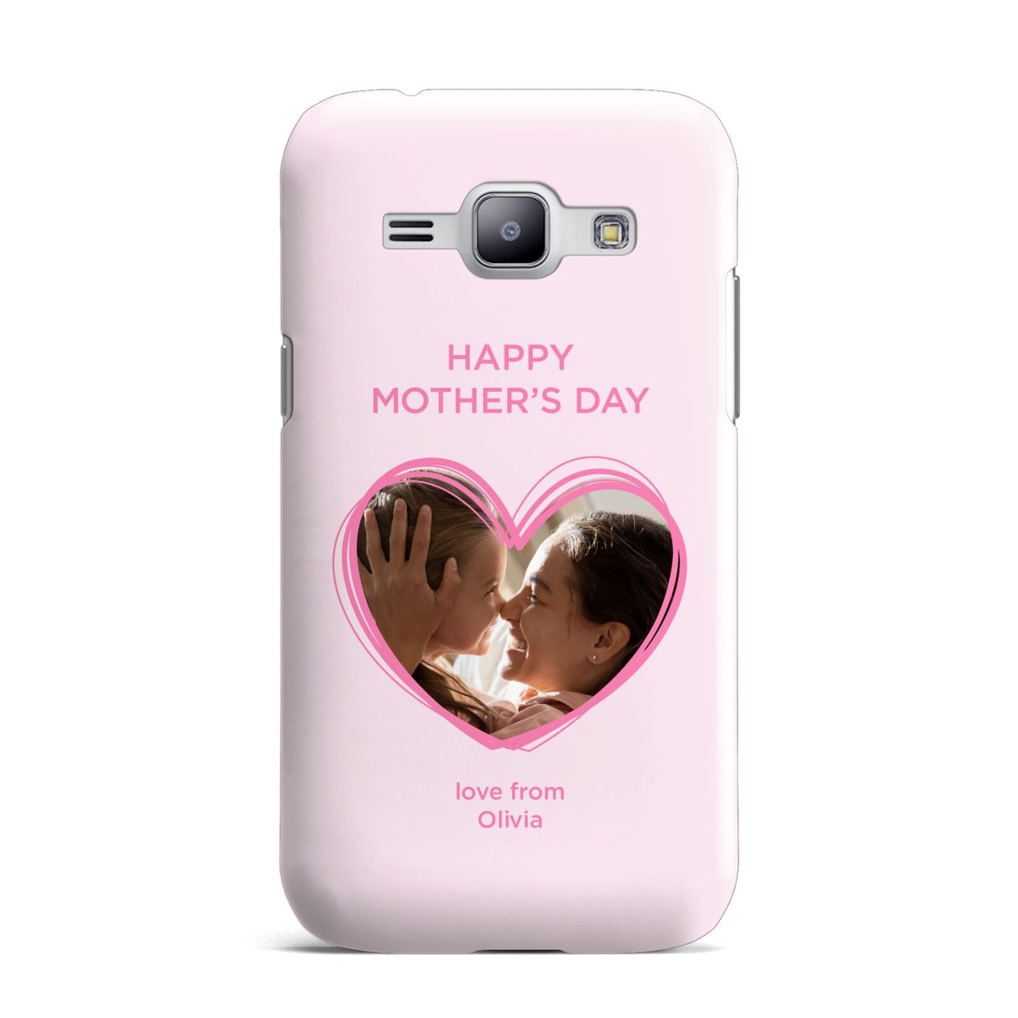 Personalised Mothers Day Photo Name Samsung Galaxy J1 2015 Case