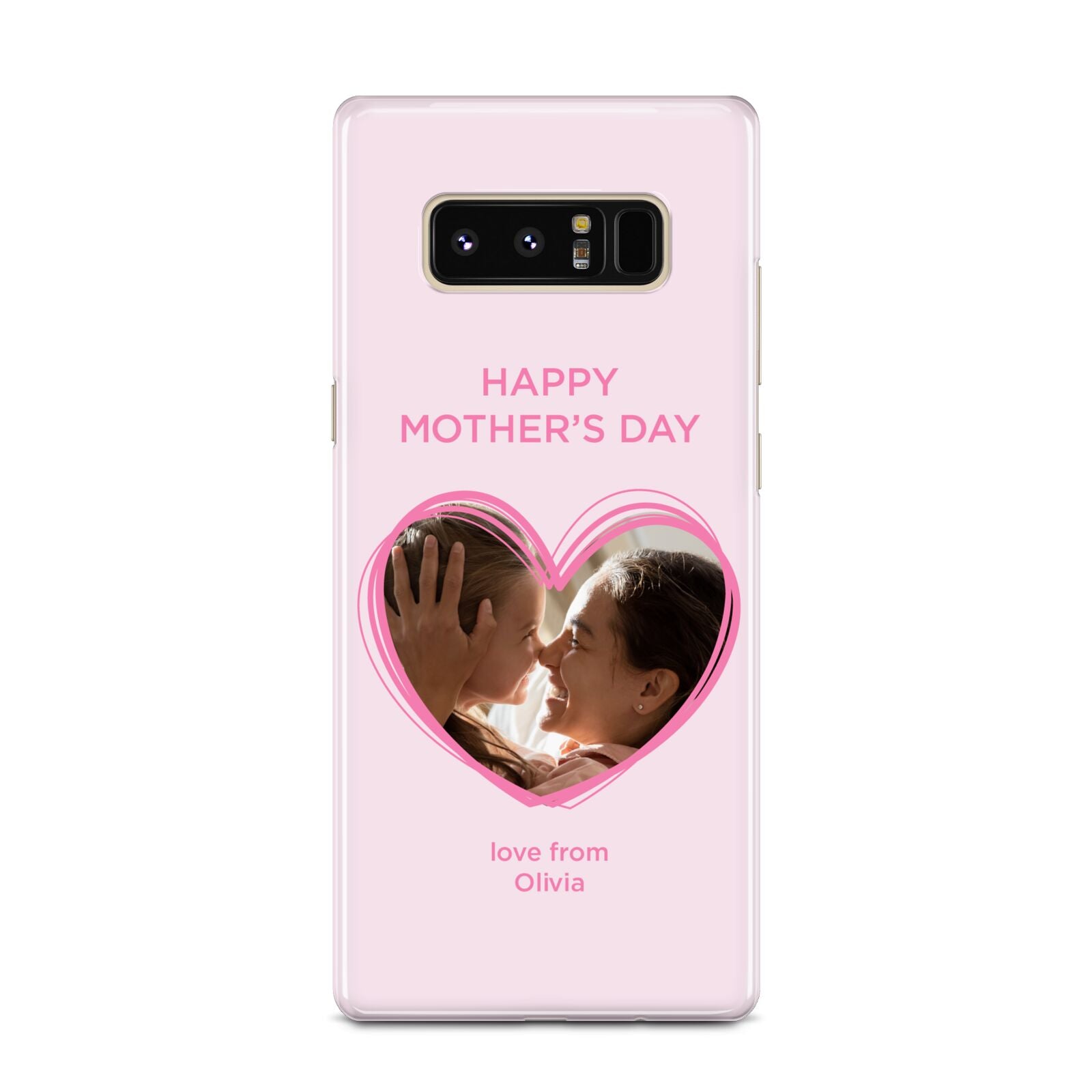 Personalised Mothers Day Photo Name Samsung Galaxy Note 8 Case