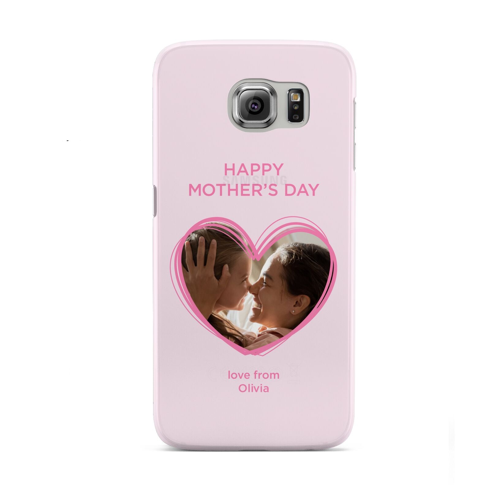 Personalised Mothers Day Photo Name Samsung Galaxy S6 Case