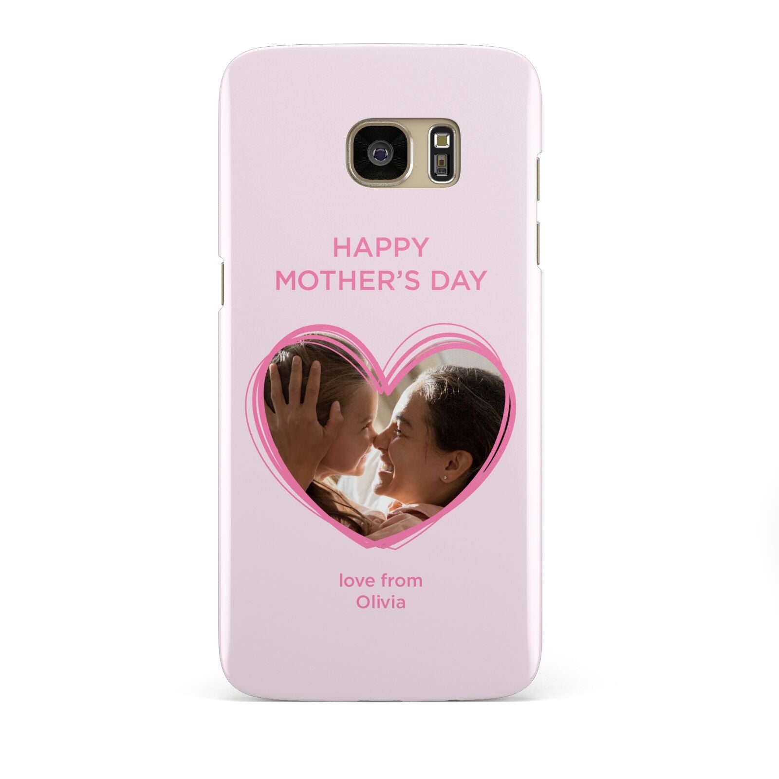 Personalised Mothers Day Photo Name Samsung Galaxy S7 Edge Case