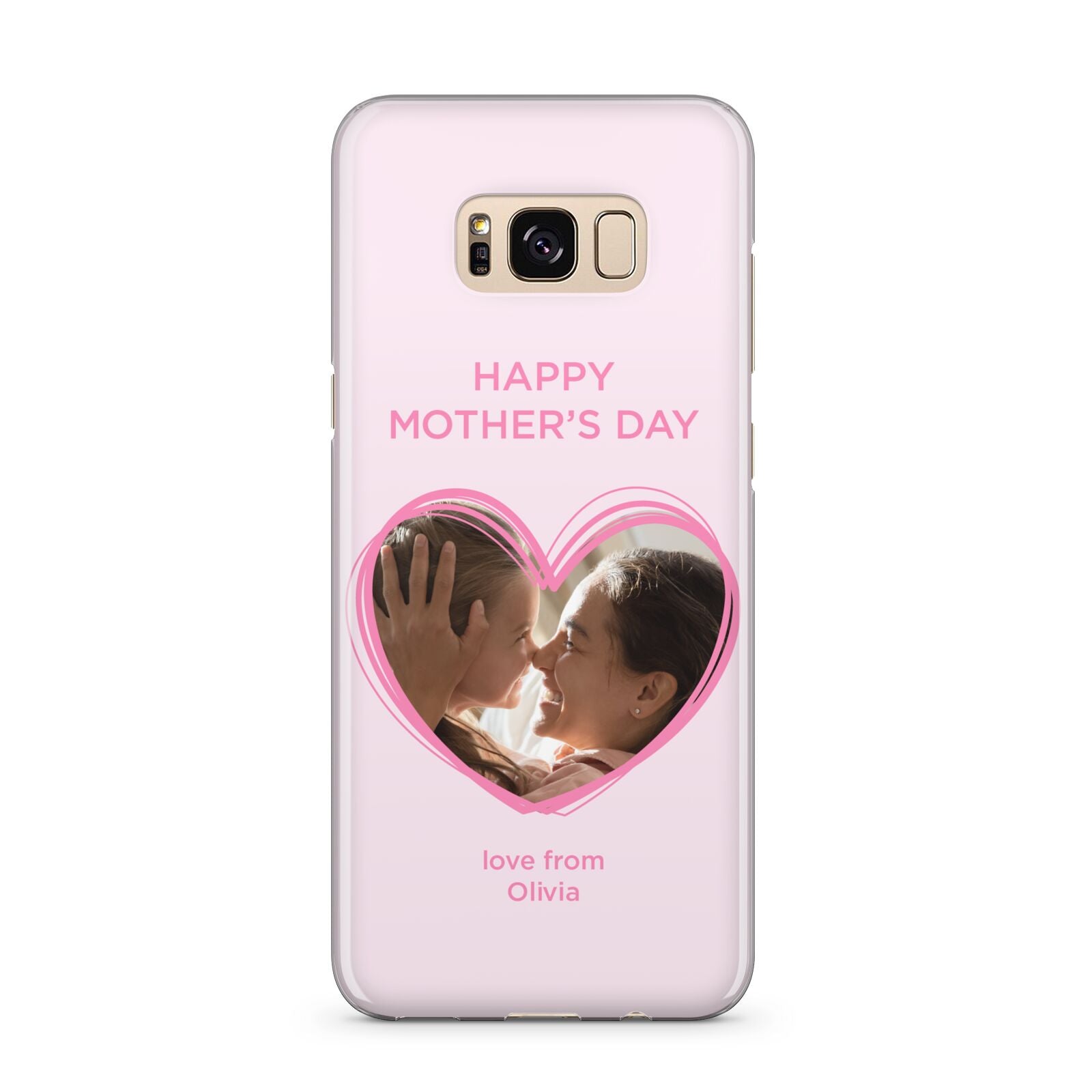 Personalised Mothers Day Photo Name Samsung Galaxy S8 Plus Case