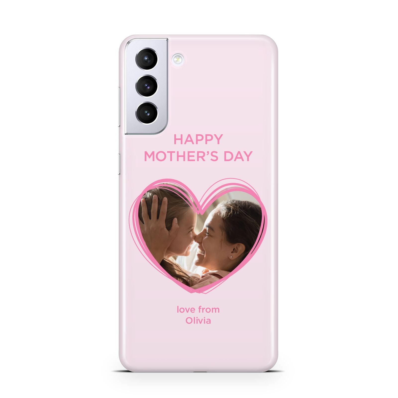 Personalised Mothers Day Photo Name Samsung S21 Plus Case