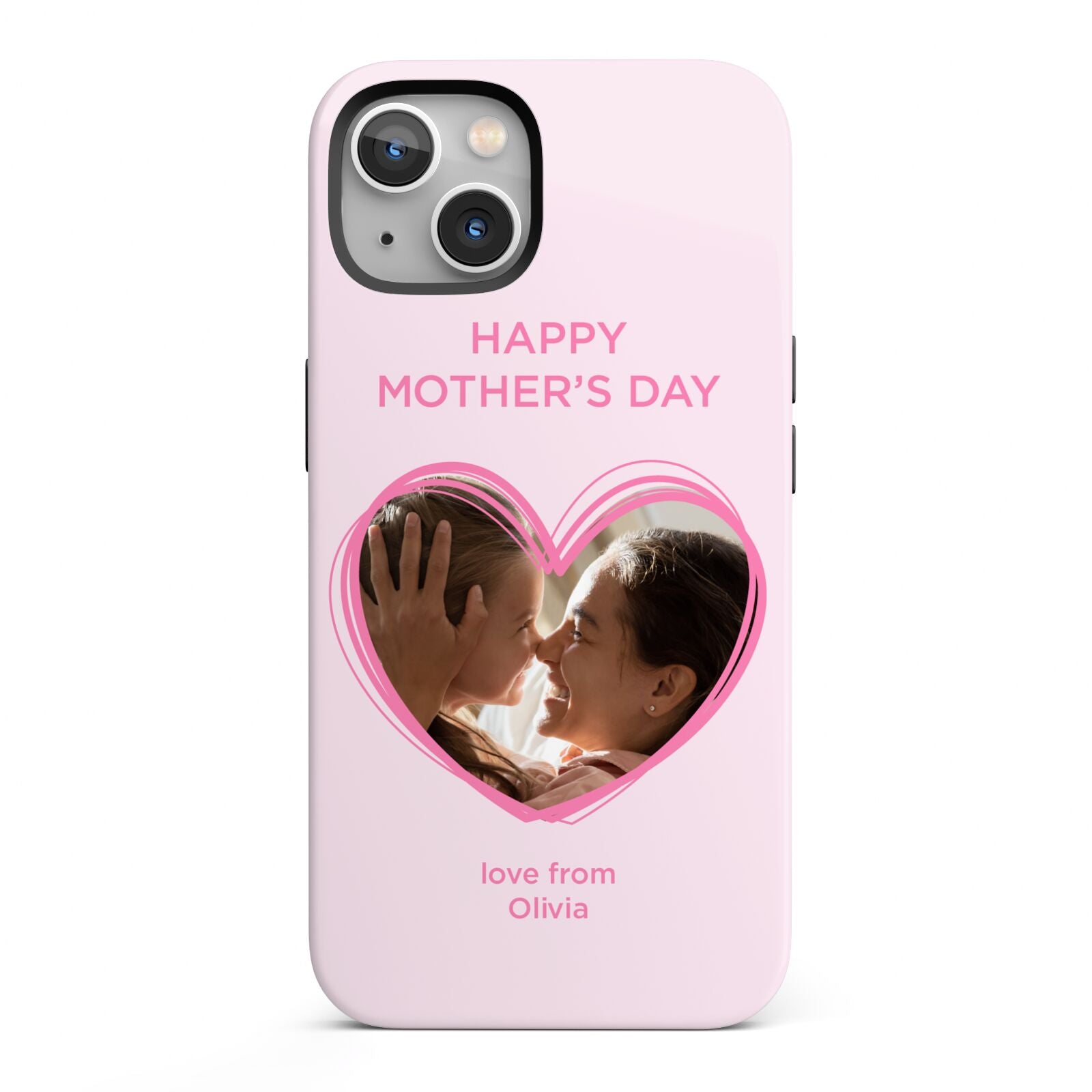 Personalised Mothers Day Photo Name iPhone 13 Full Wrap 3D Tough Case