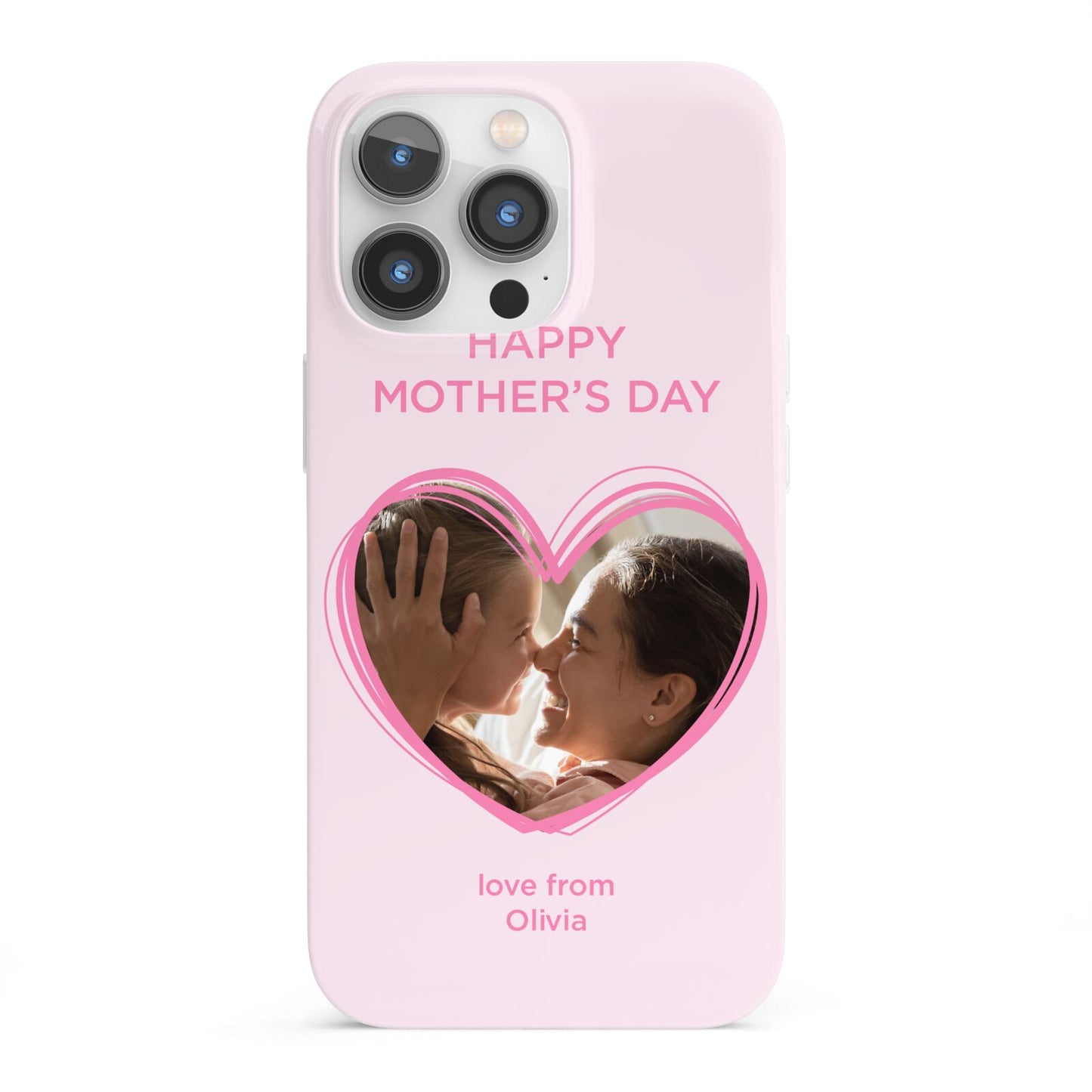 Personalised Mothers Day Photo Name iPhone 13 Pro Full Wrap 3D Snap Case