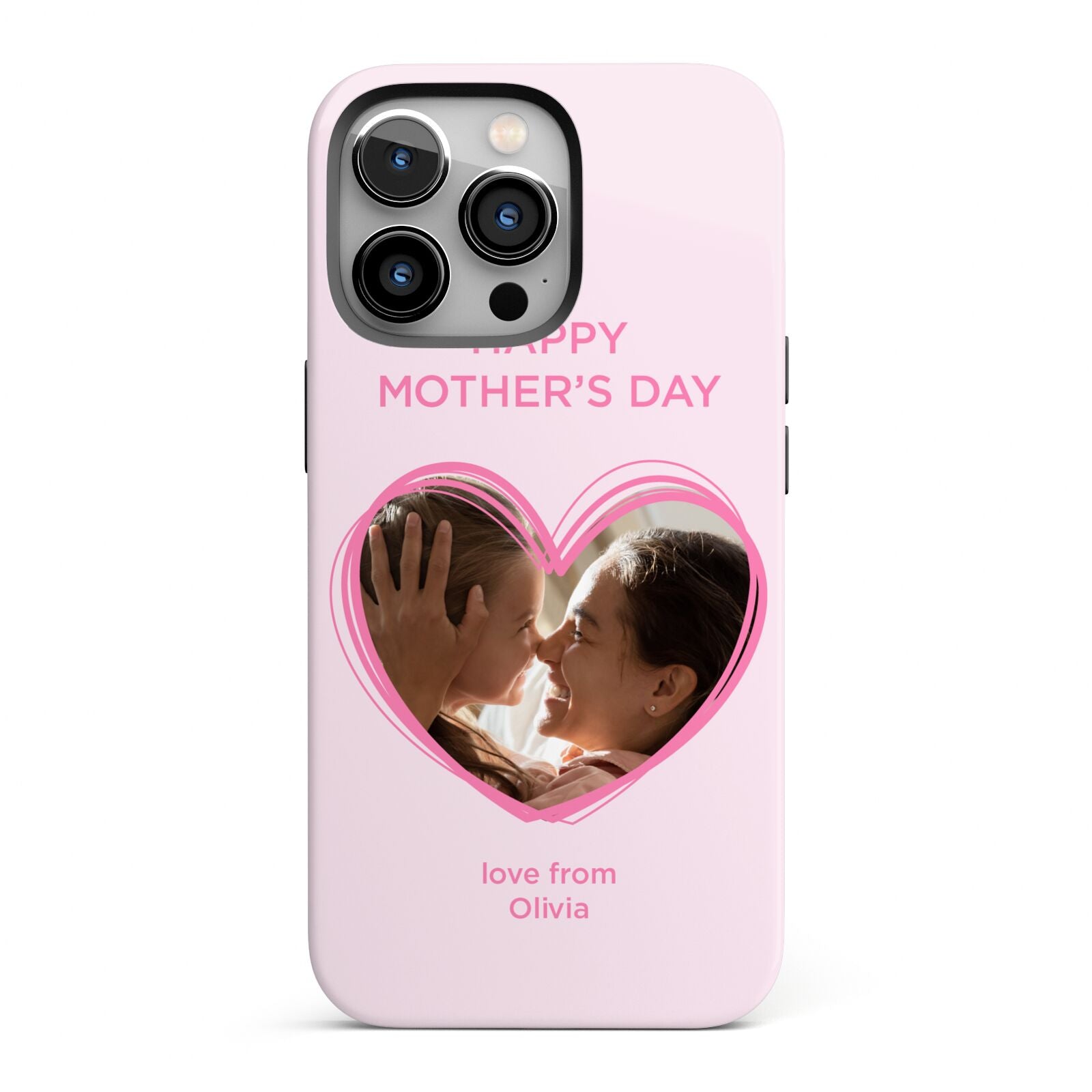 Personalised Mothers Day Photo Name iPhone 13 Pro Full Wrap 3D Tough Case