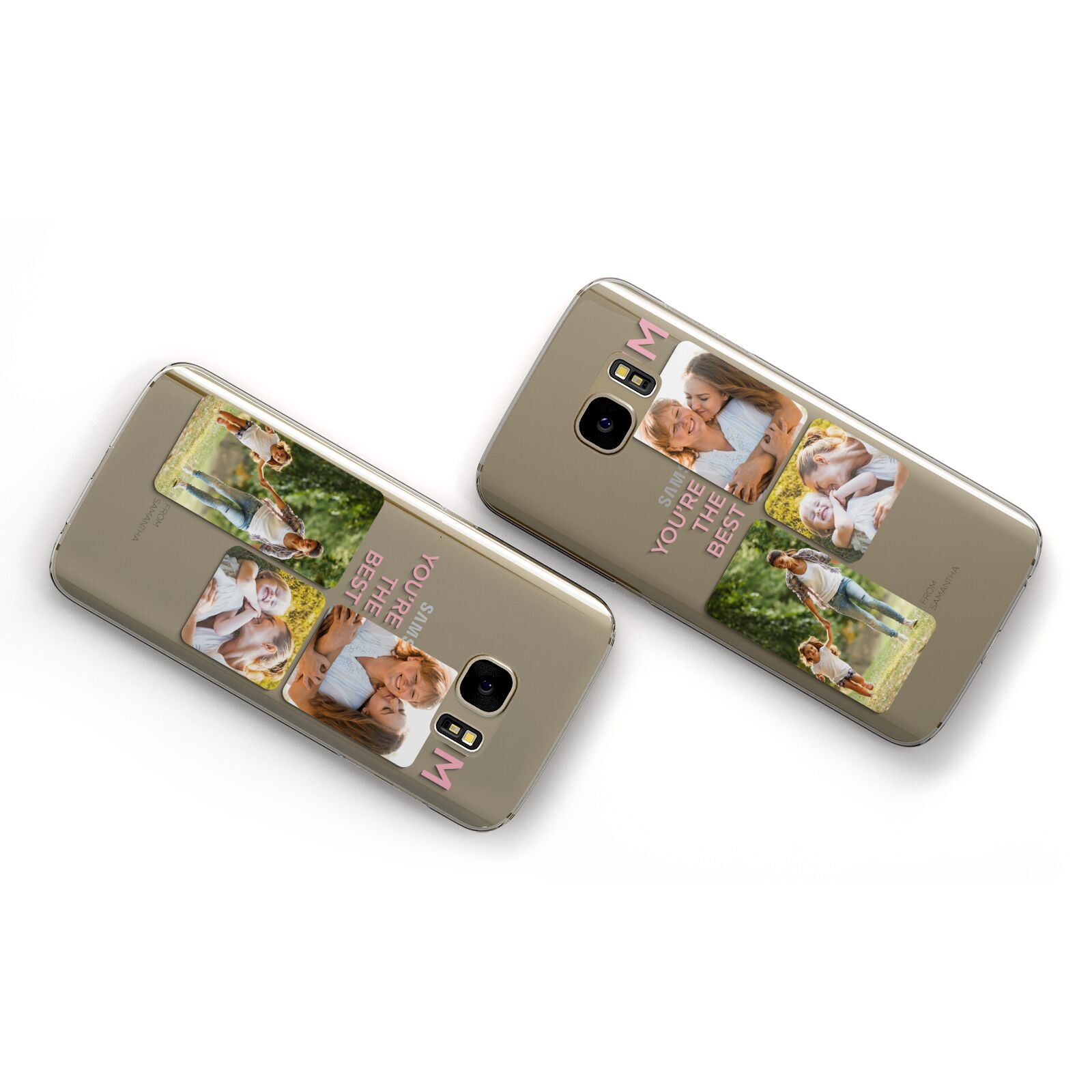 Personalised Mothers Day Samsung Galaxy Case Flat Overview