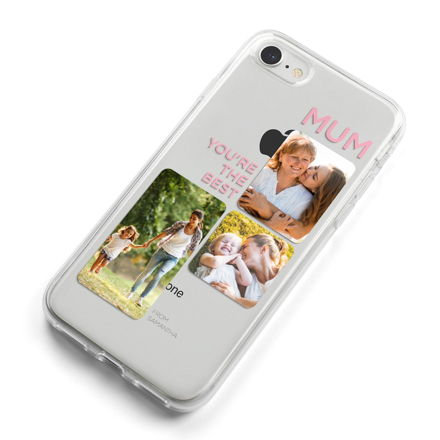 Personalised Mothers Day iPhone 8 Bumper Case on Silver iPhone Alternative Image