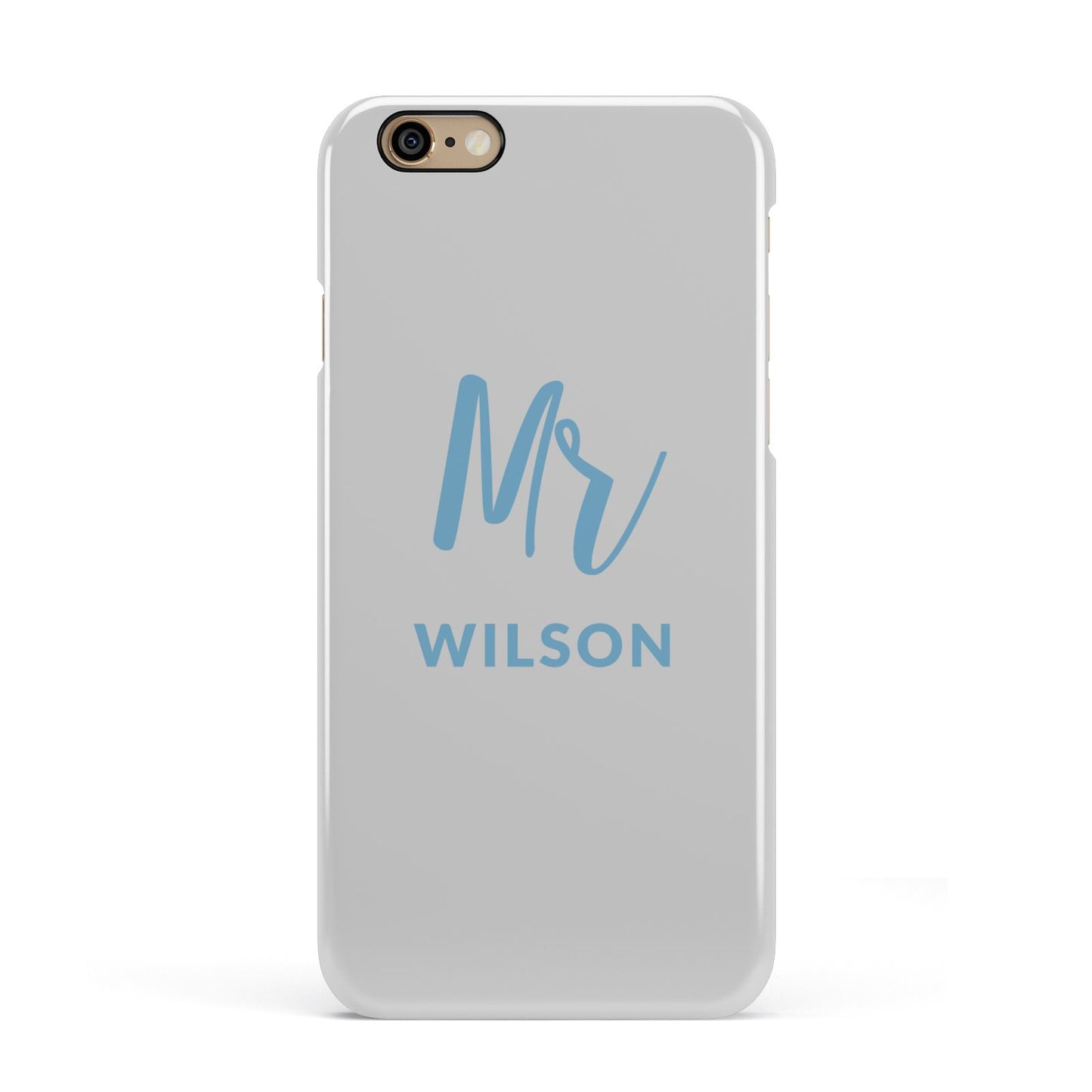 Personalised Mr Couple Apple iPhone 6 3D Snap Case