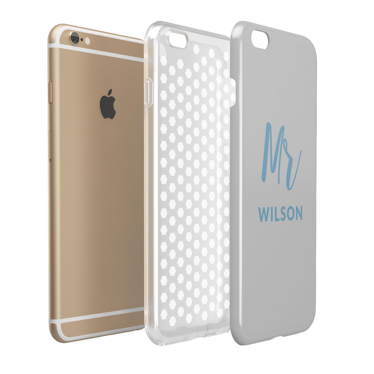 Personalised Mr Couple Apple iPhone 6 Plus 3D Tough Case Expand Detail Image