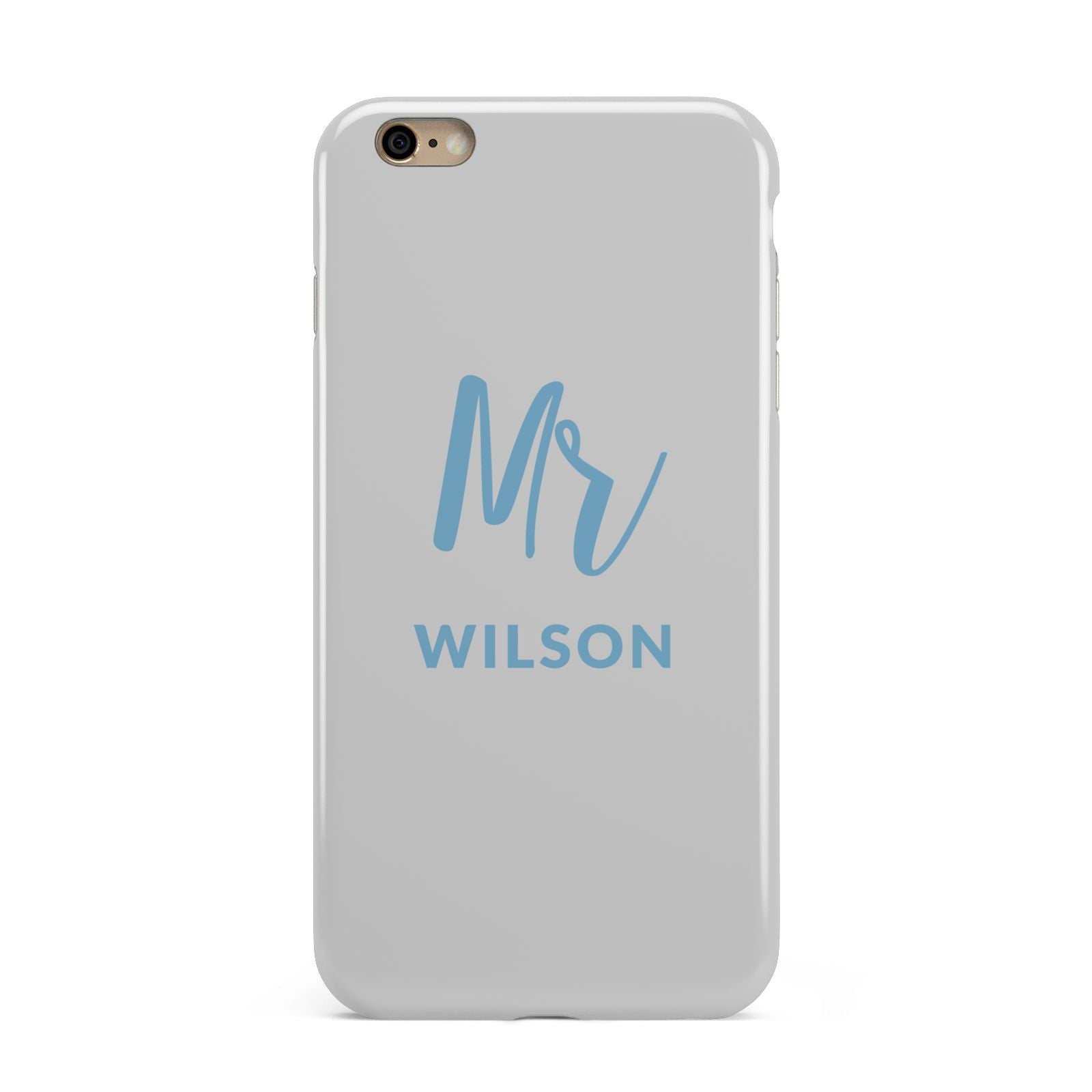 Personalised Mr Couple Apple iPhone 6 Plus 3D Tough Case