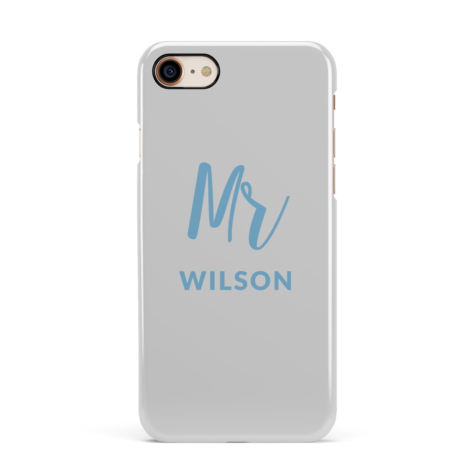 Personalised Mr Couple Apple iPhone 7 8 3D Snap Case