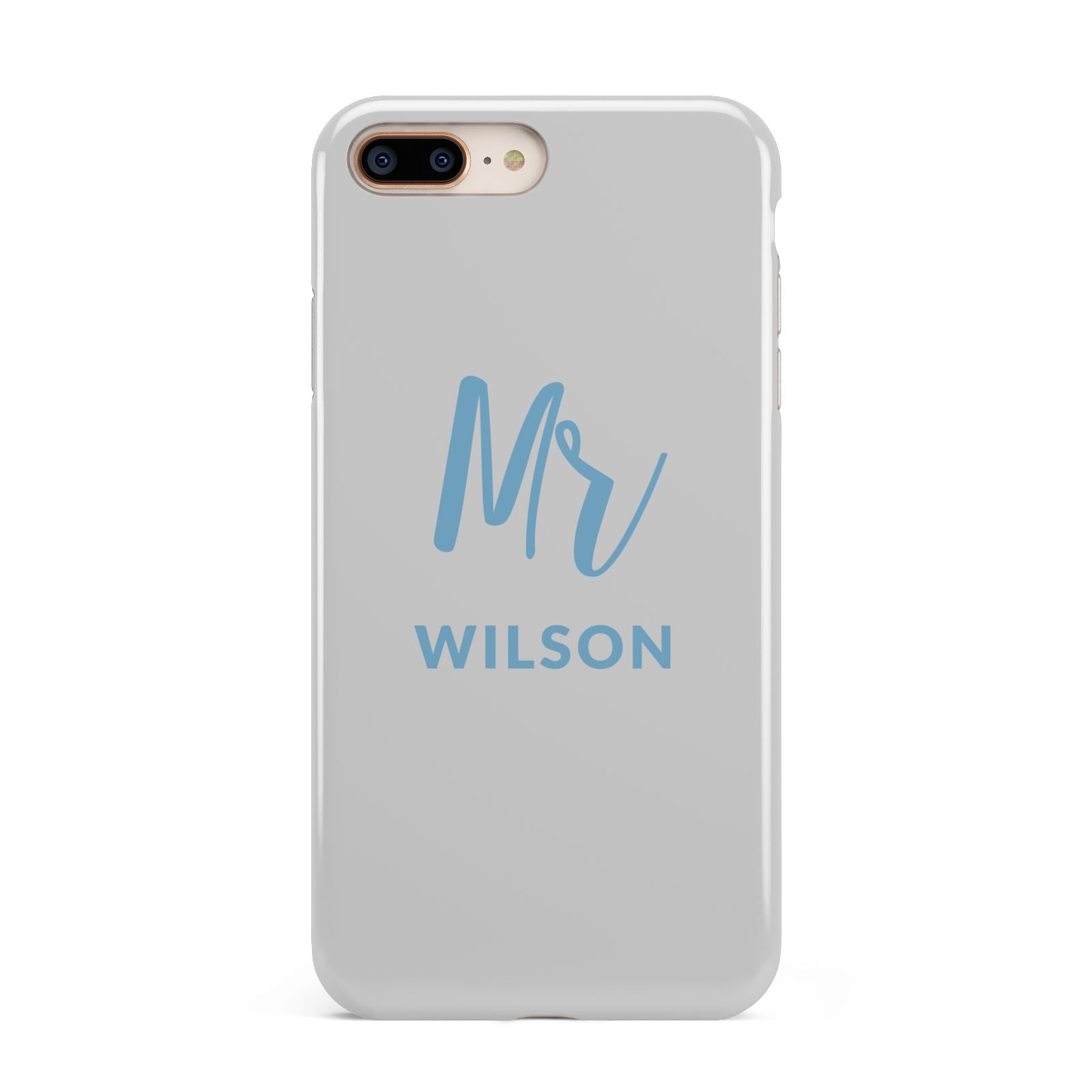 Personalised Mr Couple Apple iPhone 7 8 Plus 3D Tough Case