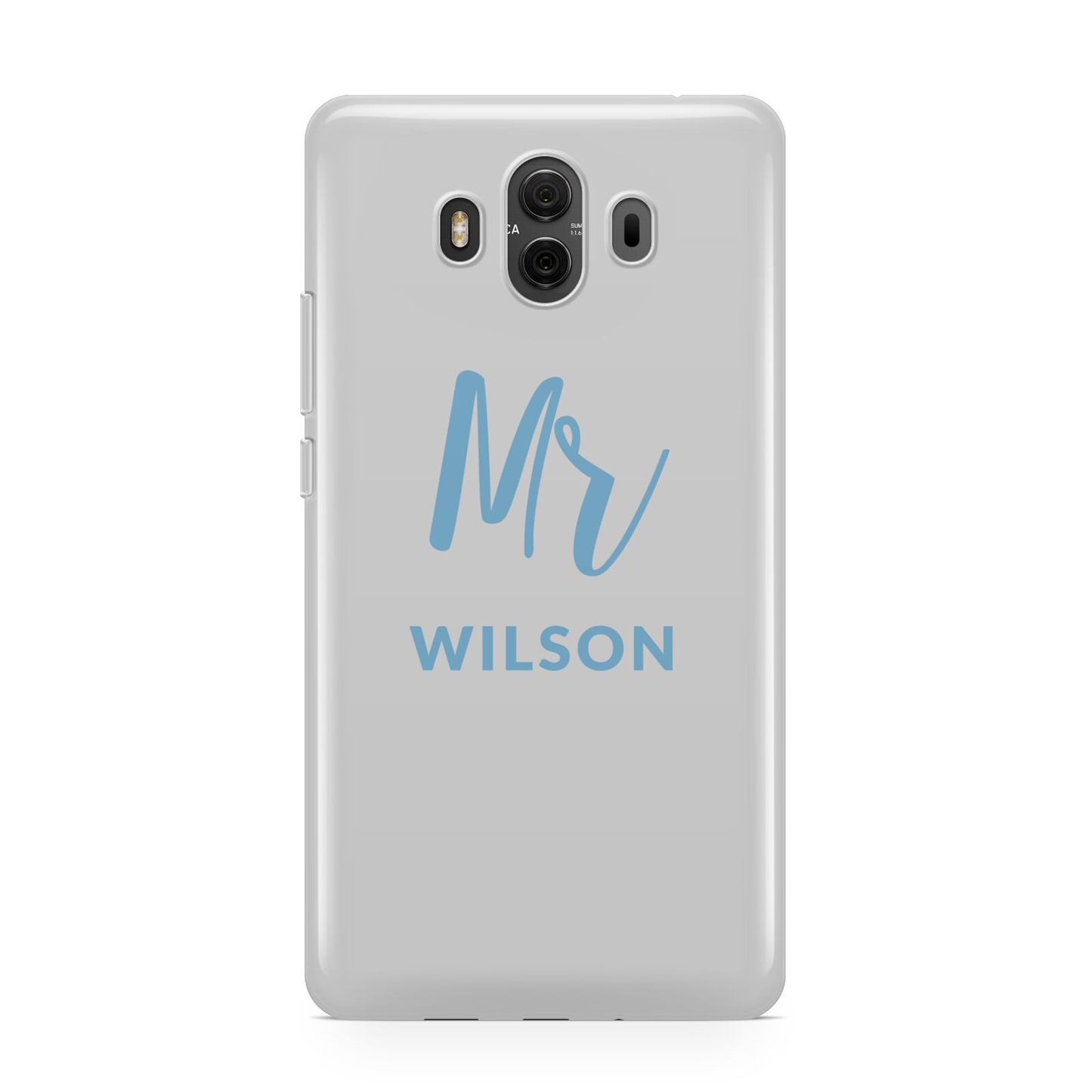 Personalised Mr Couple Huawei Mate 10 Protective Phone Case