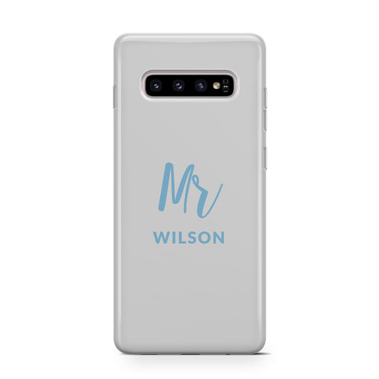 Personalised Mr Couple Protective Samsung Galaxy Case