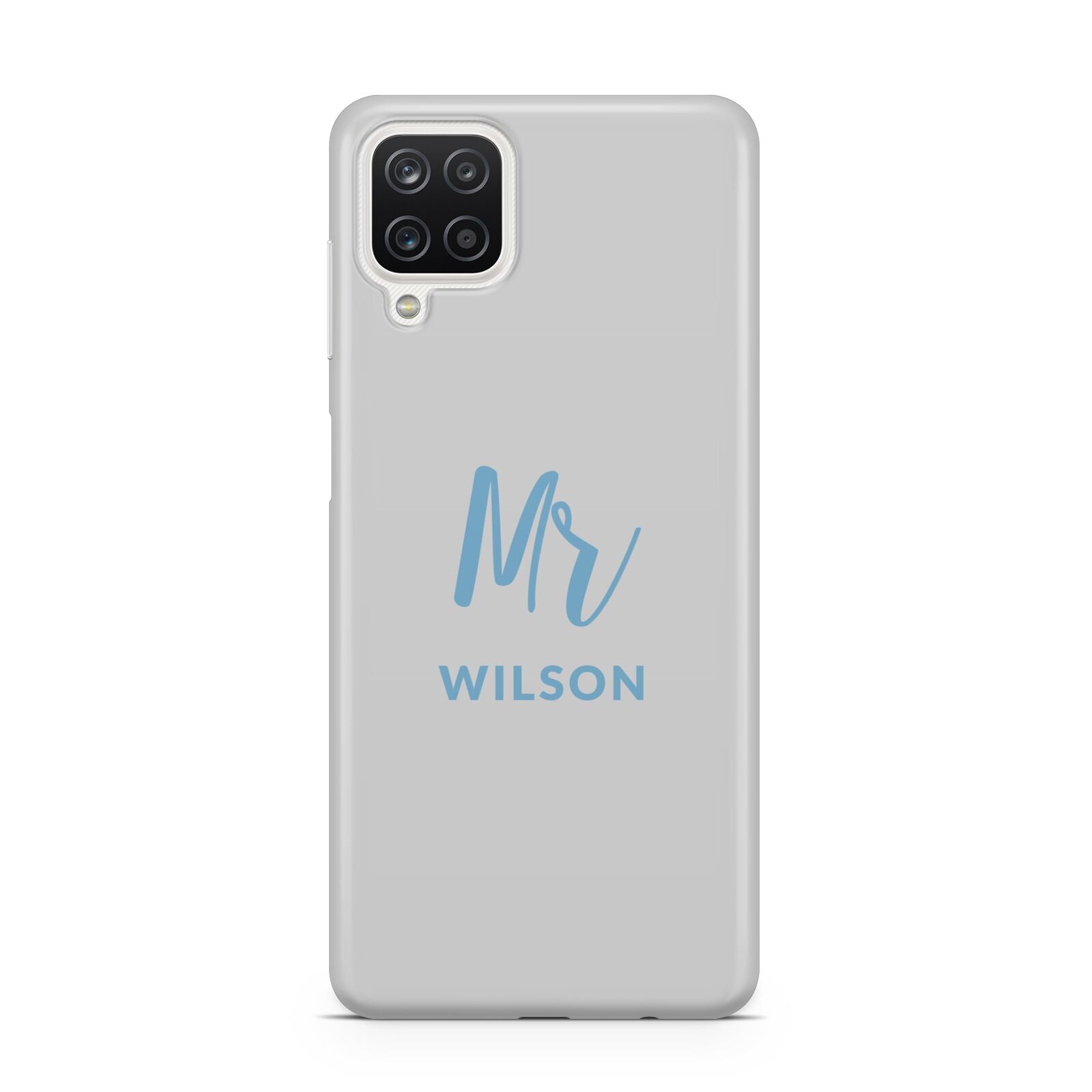 Personalised Mr Couple Samsung A12 Case