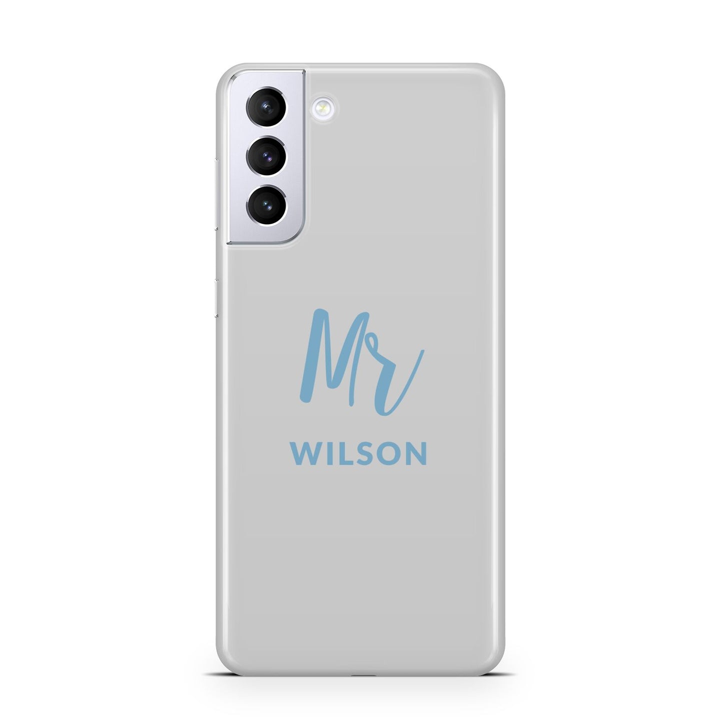 Personalised Mr Couple Samsung S21 Plus Case