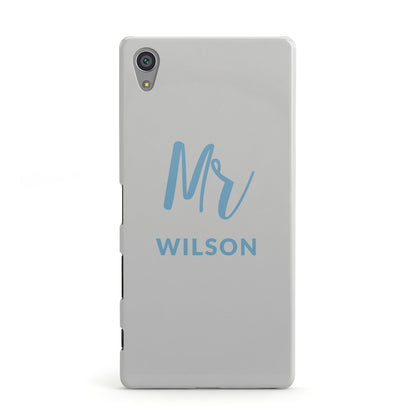 Personalised Mr Couple Sony Xperia Case