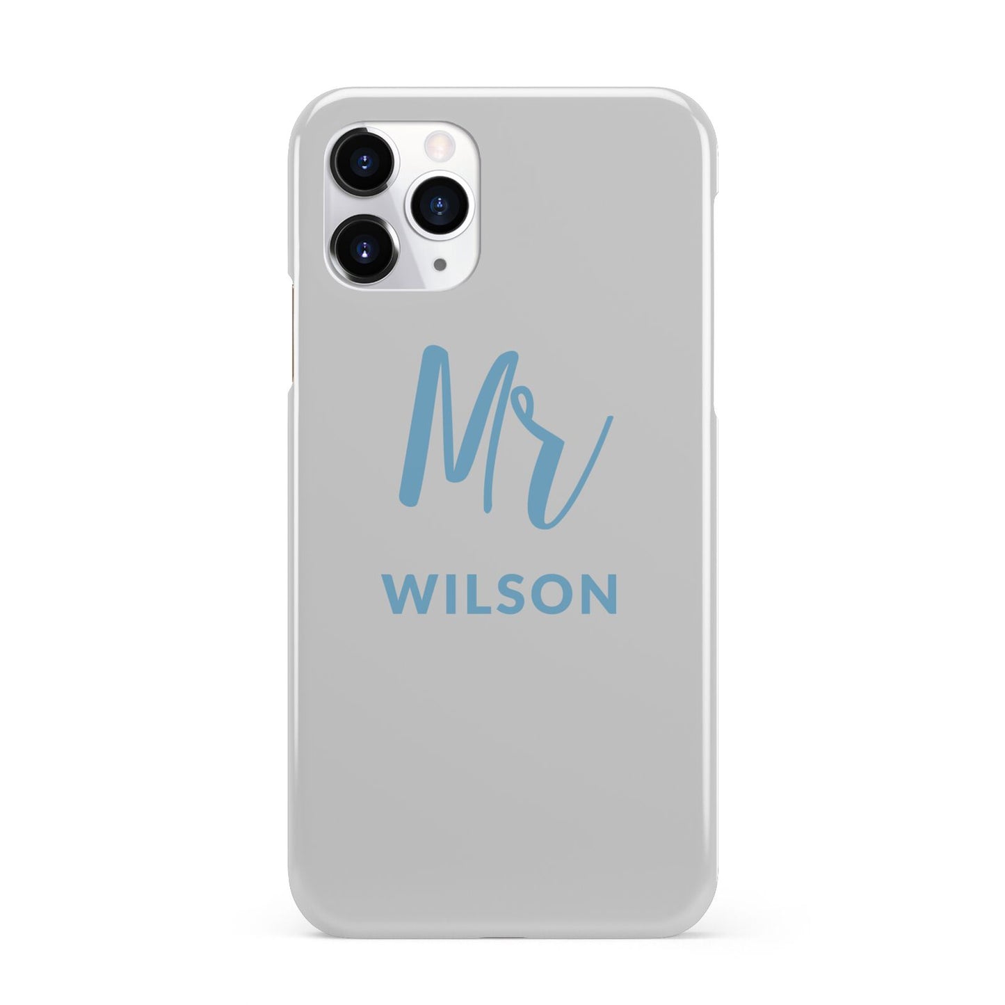 Personalised Mr Couple iPhone 11 Pro 3D Snap Case