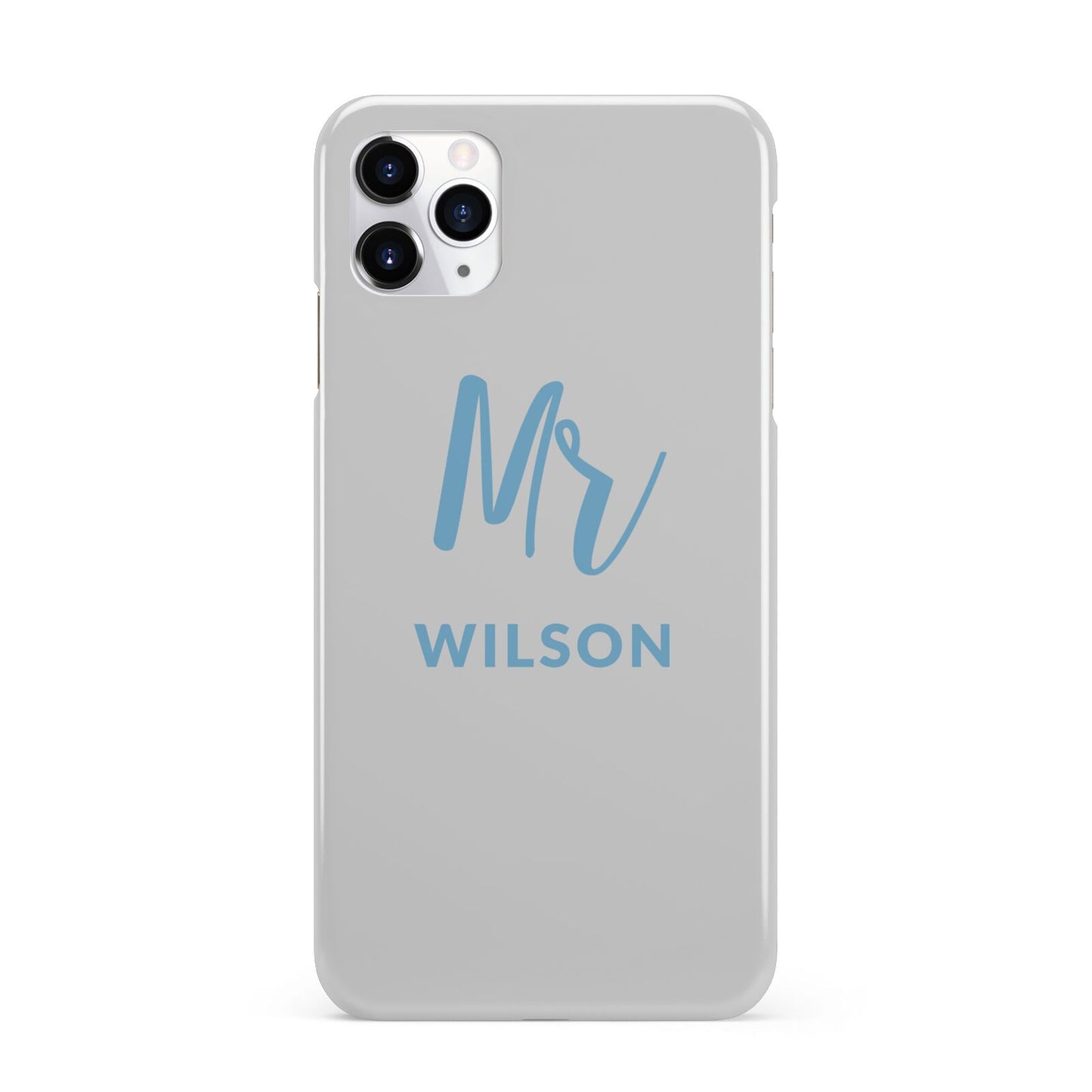 Personalised Mr Couple iPhone 11 Pro Max 3D Snap Case