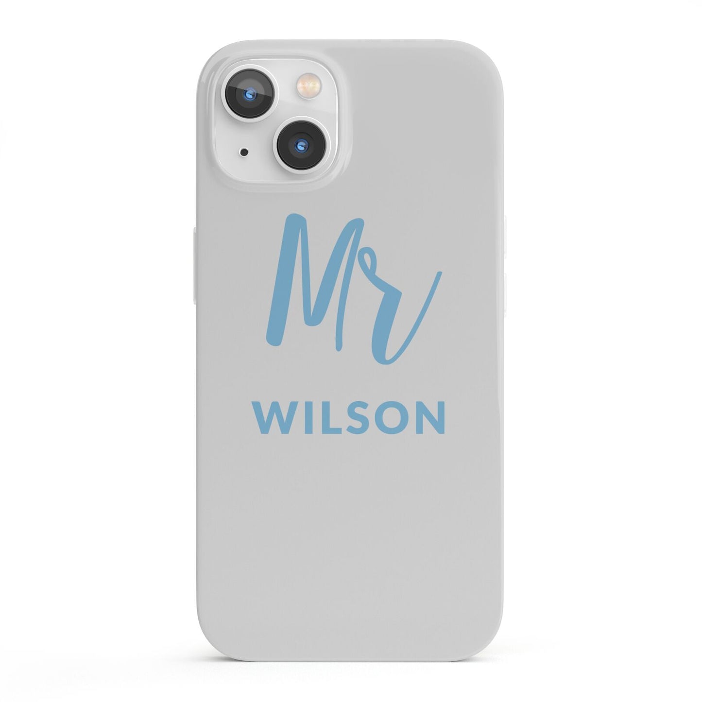 Personalised Mr Couple iPhone 13 Full Wrap 3D Snap Case