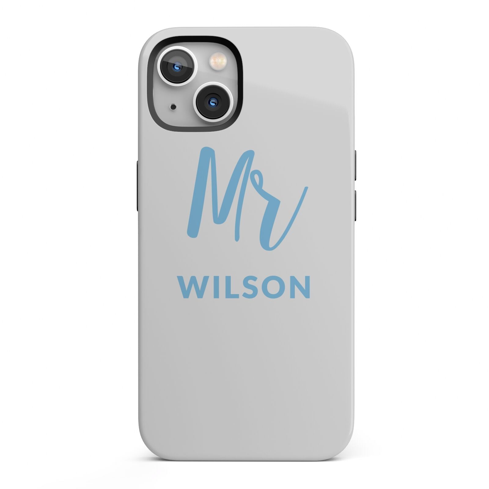 Personalised Mr Couple iPhone 13 Full Wrap 3D Tough Case