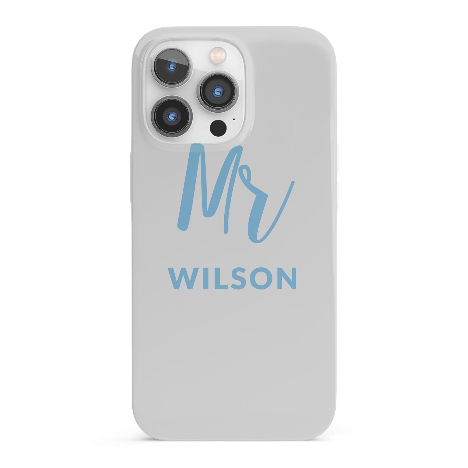 Personalised Mr Couple iPhone 13 Pro Full Wrap 3D Snap Case