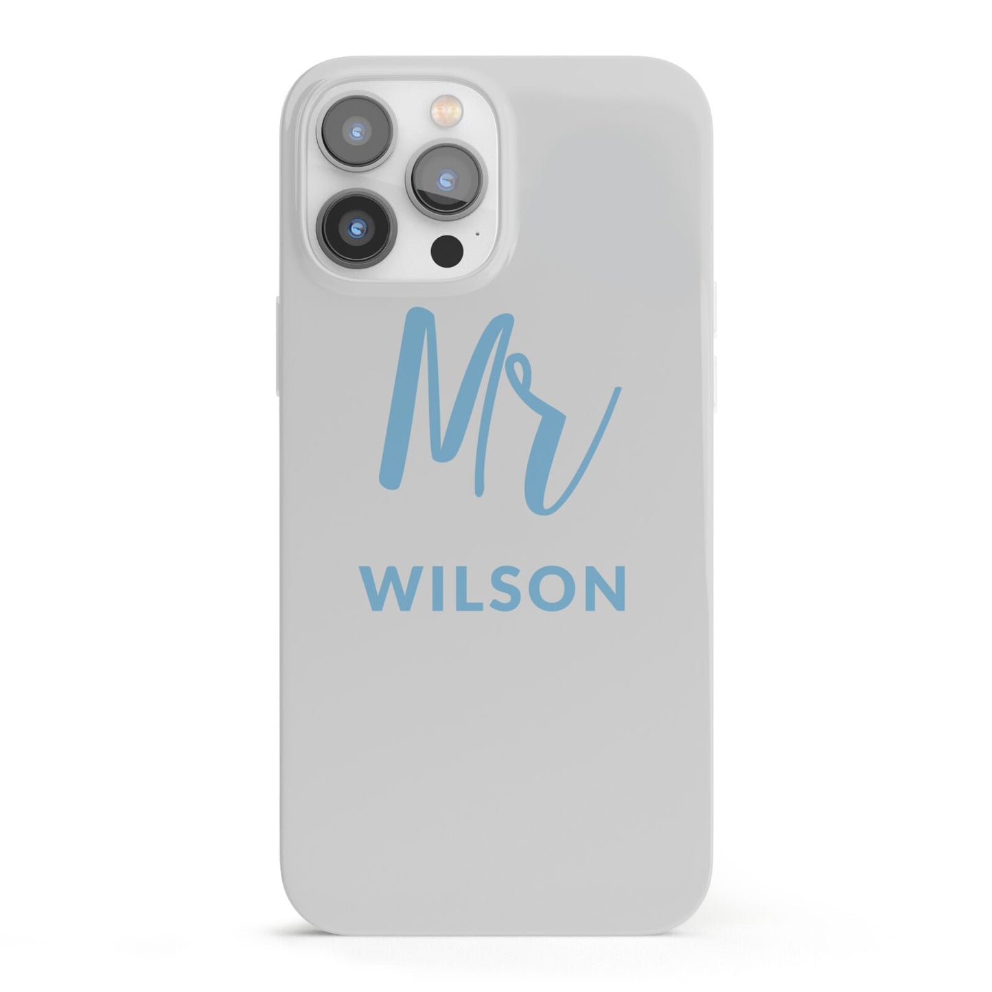 Personalised Mr Couple iPhone 13 Pro Max Full Wrap 3D Snap Case