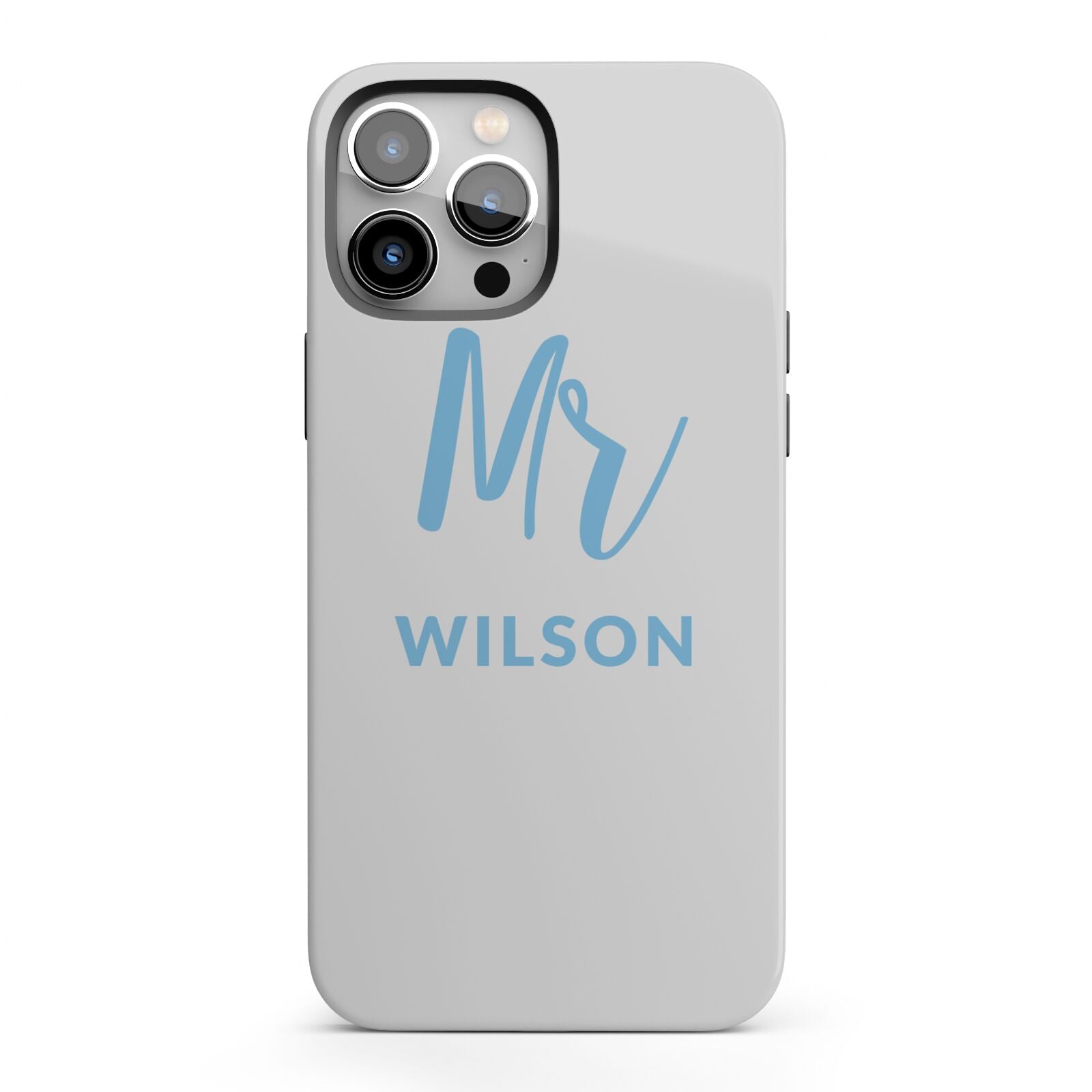 Personalised Mr Couple iPhone 13 Pro Max Full Wrap 3D Tough Case