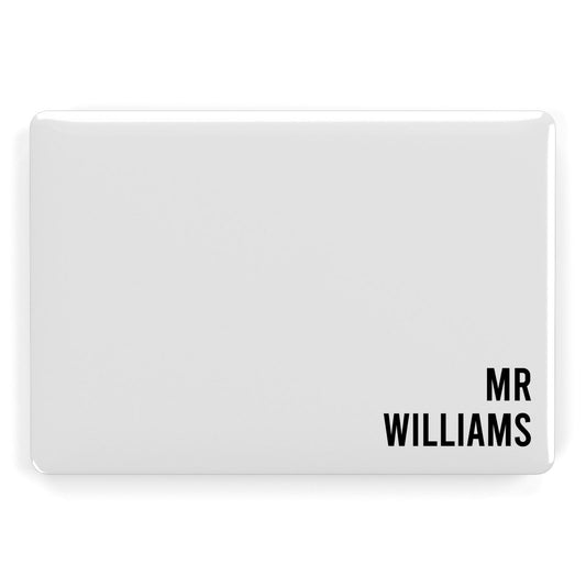 Personalised Mr Surname Apple MacBook Case