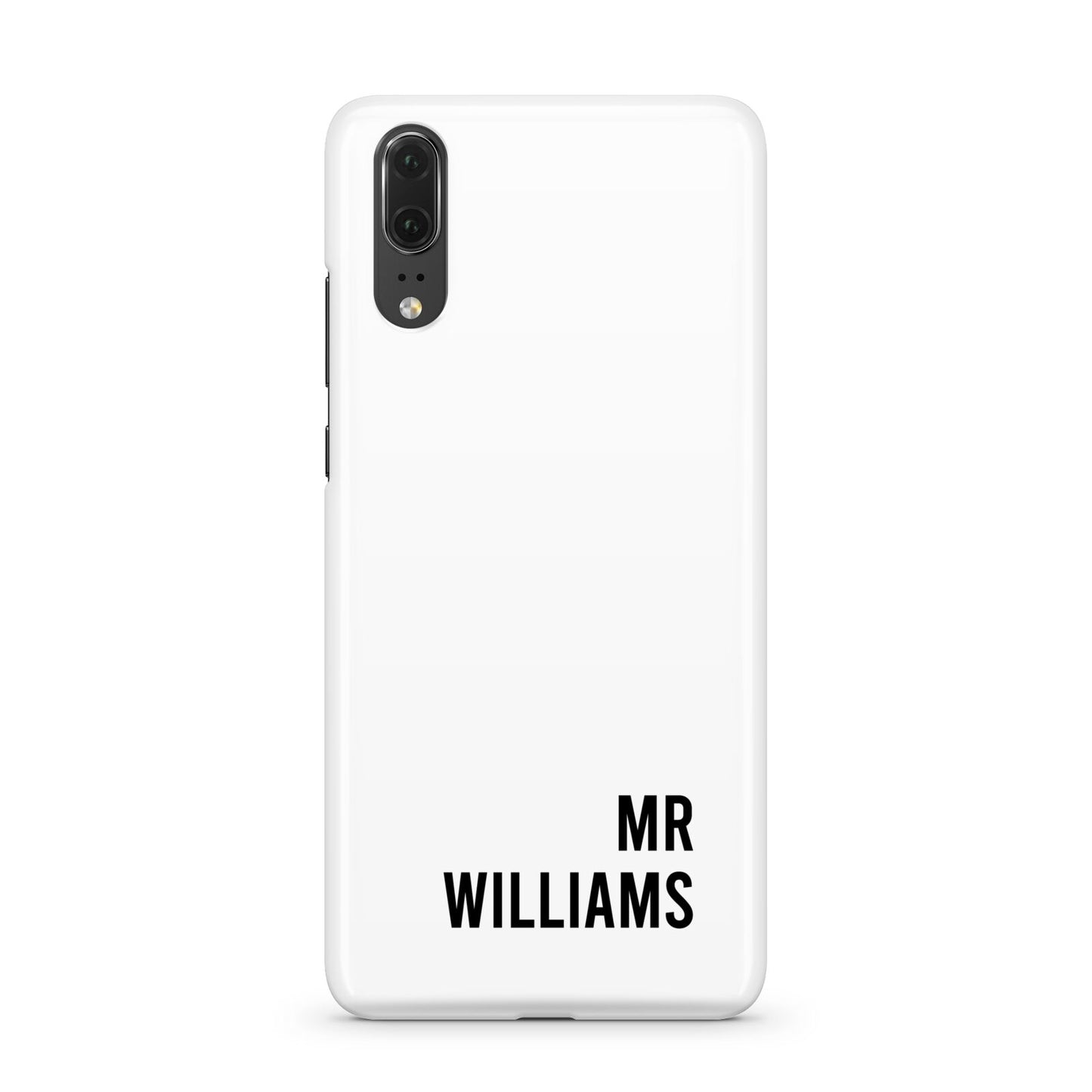 Personalised Mr Surname Huawei P20 Phone Case