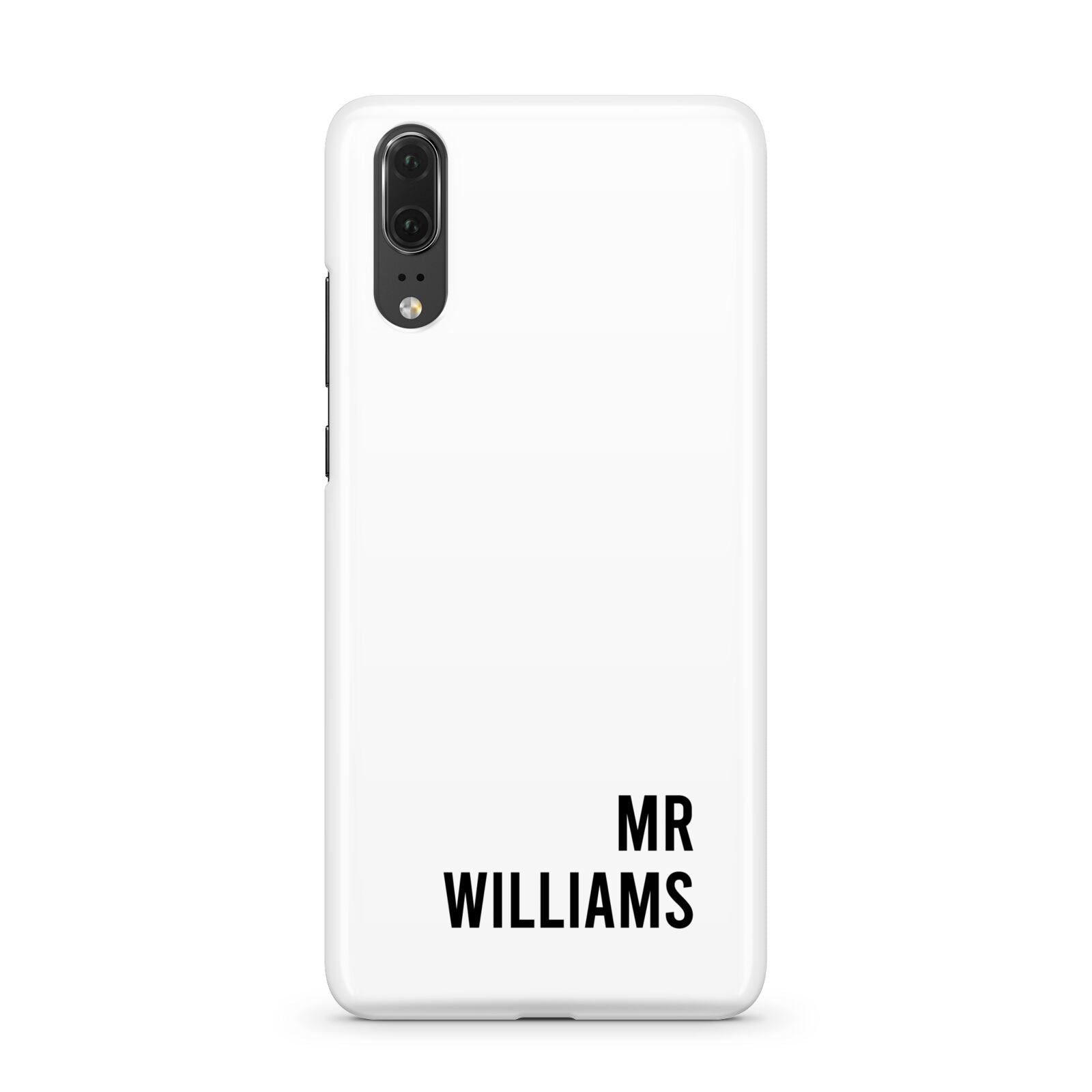 Personalised Mr Surname Huawei P20 Phone Case