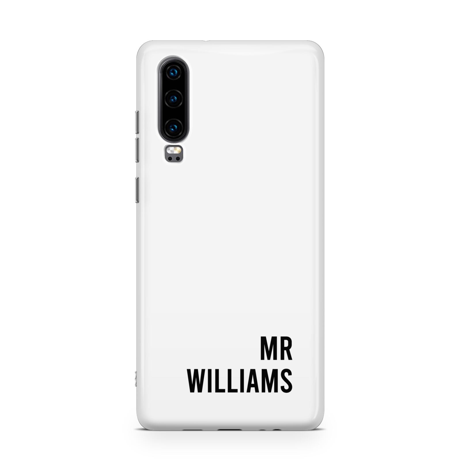 Personalised Mr Surname Huawei P30 Phone Case