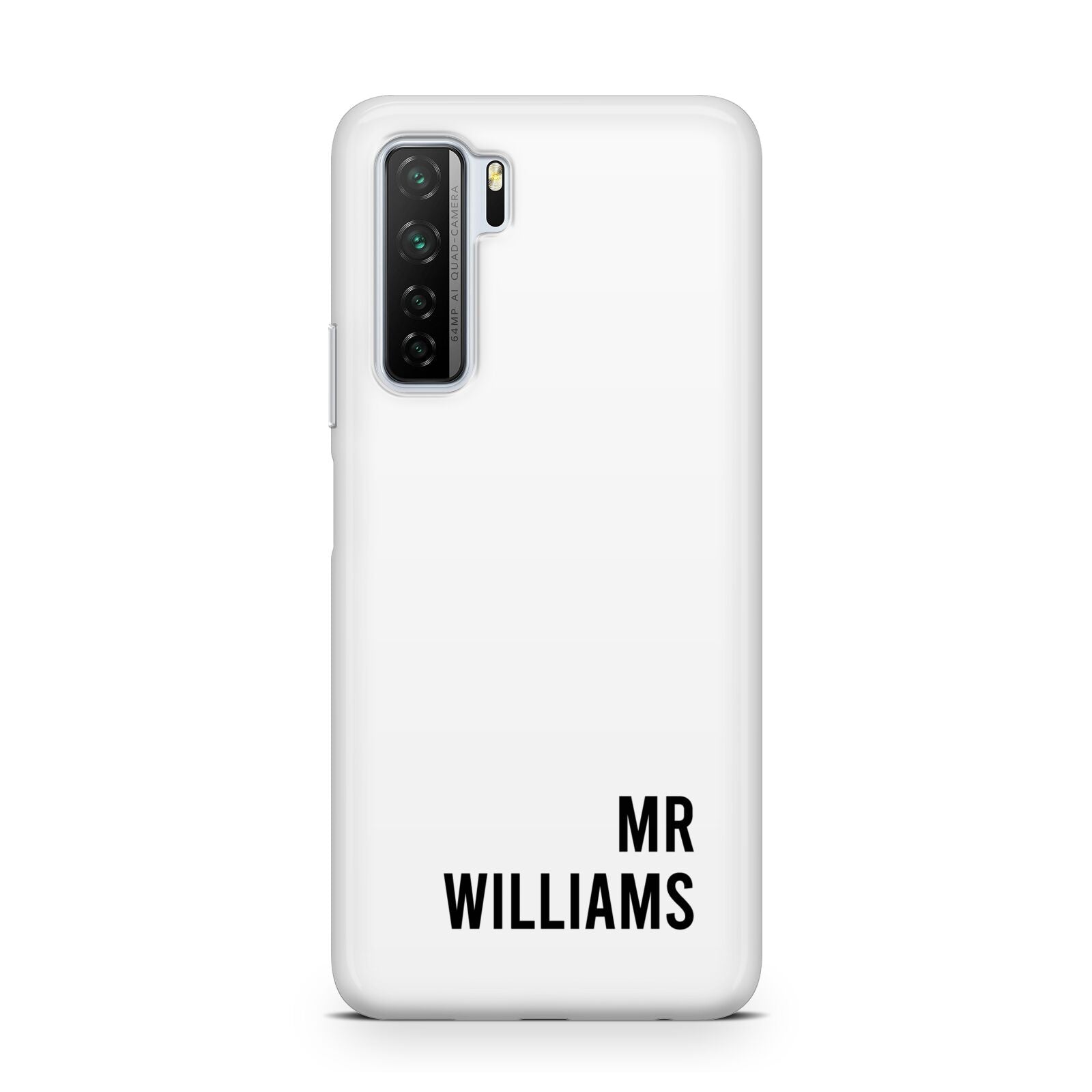 Personalised Mr Surname Huawei P40 Lite 5G Phone Case