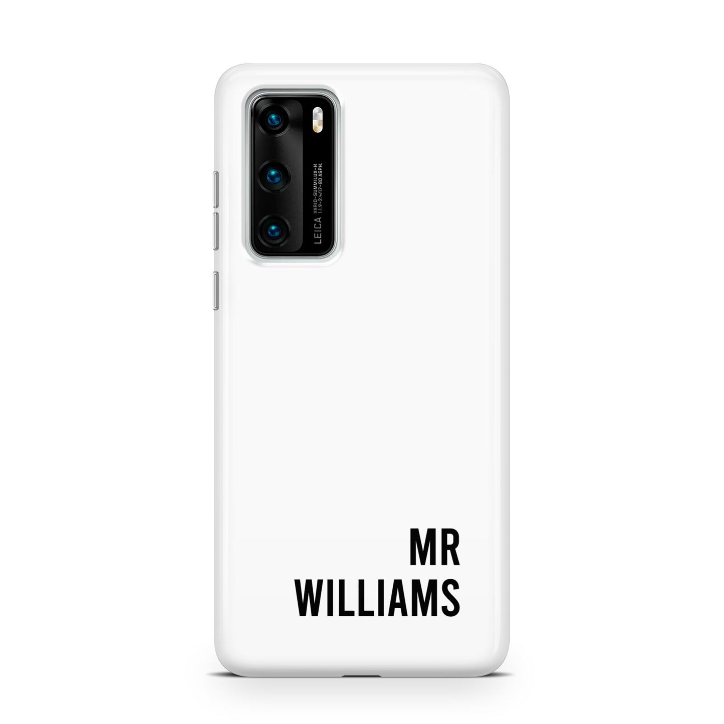 Personalised Mr Surname Huawei P40 Phone Case